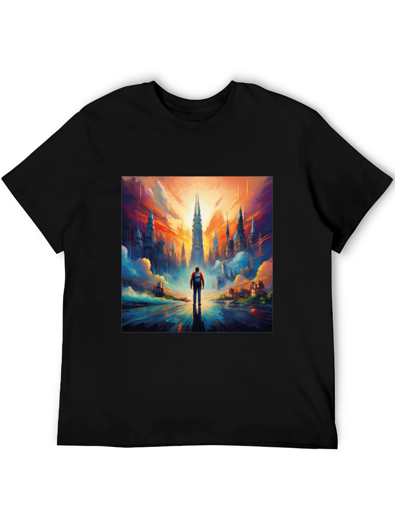Cityscape Graphic Tee - Bold Urban Style