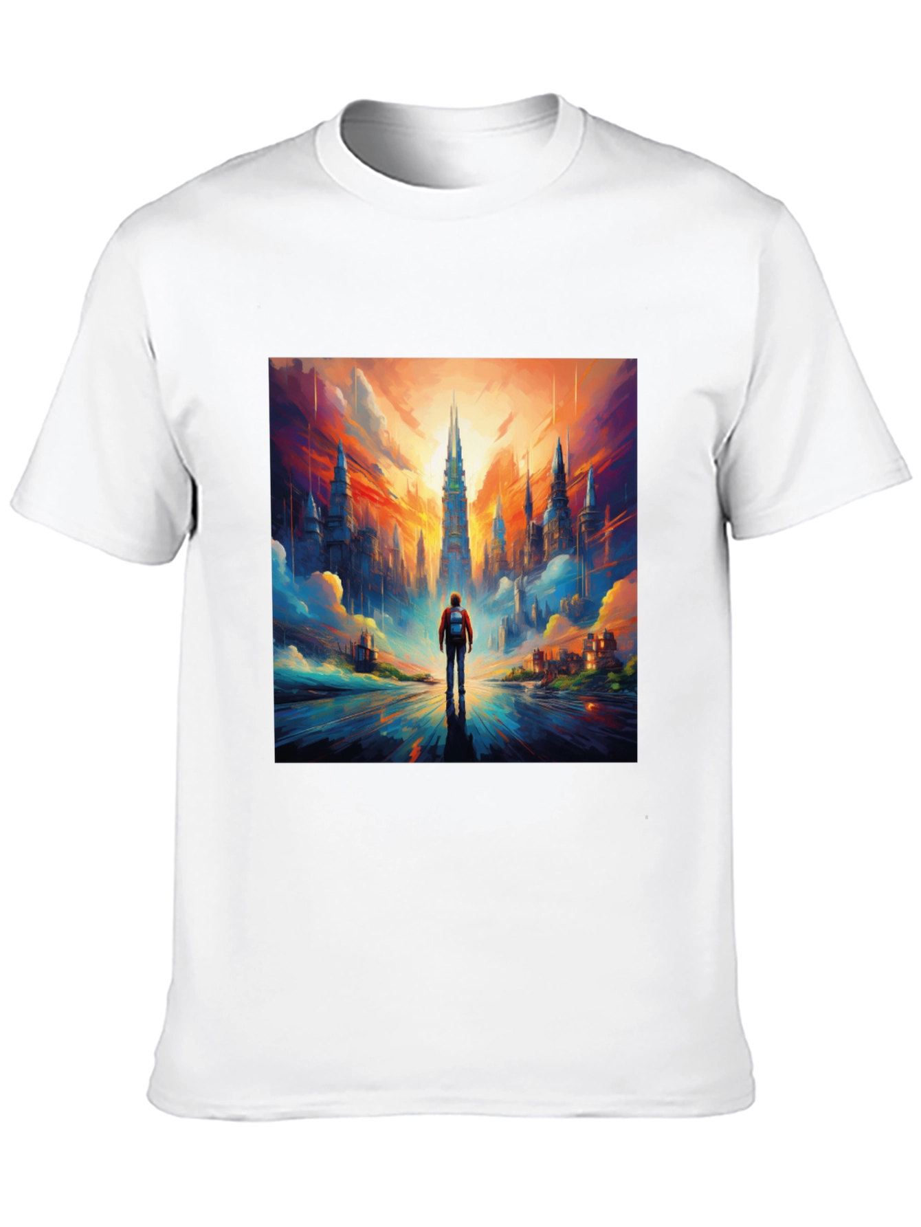 Cityscape Graphic Tee - Bold Urban Style