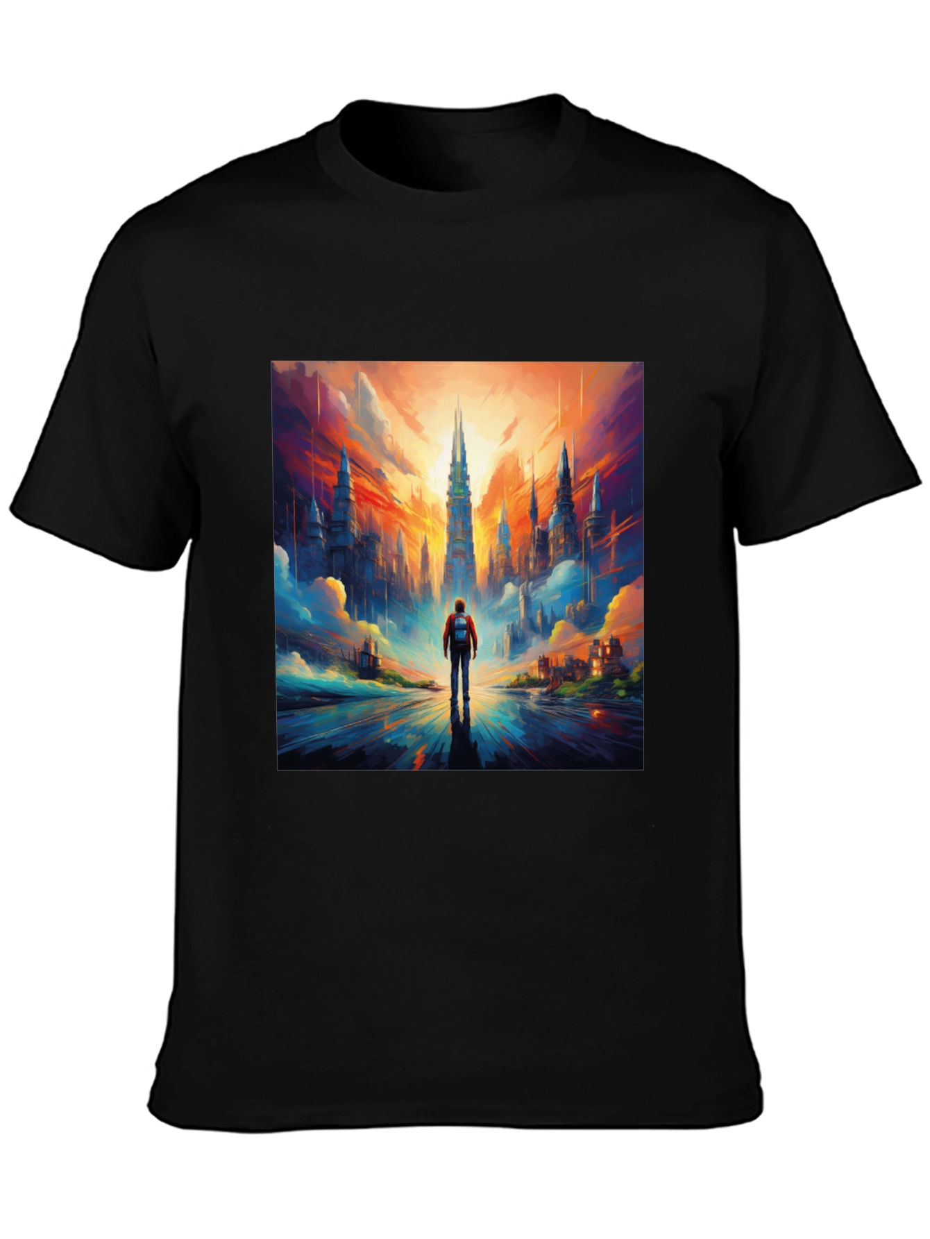 Cityscape Graphic Tee - Bold Urban Style