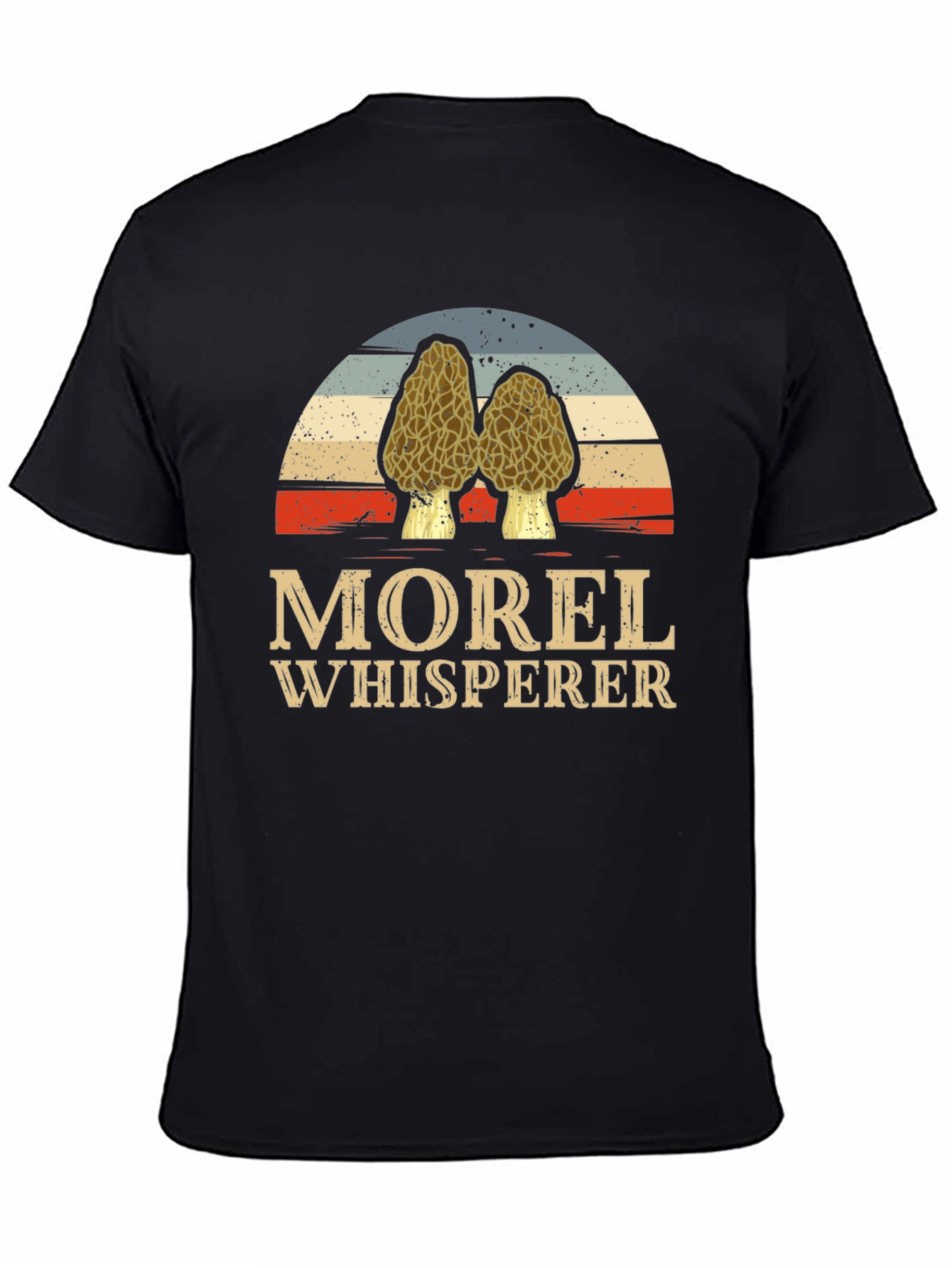 Morel Whisperer T-Shirt Mushroom Hunting Tee