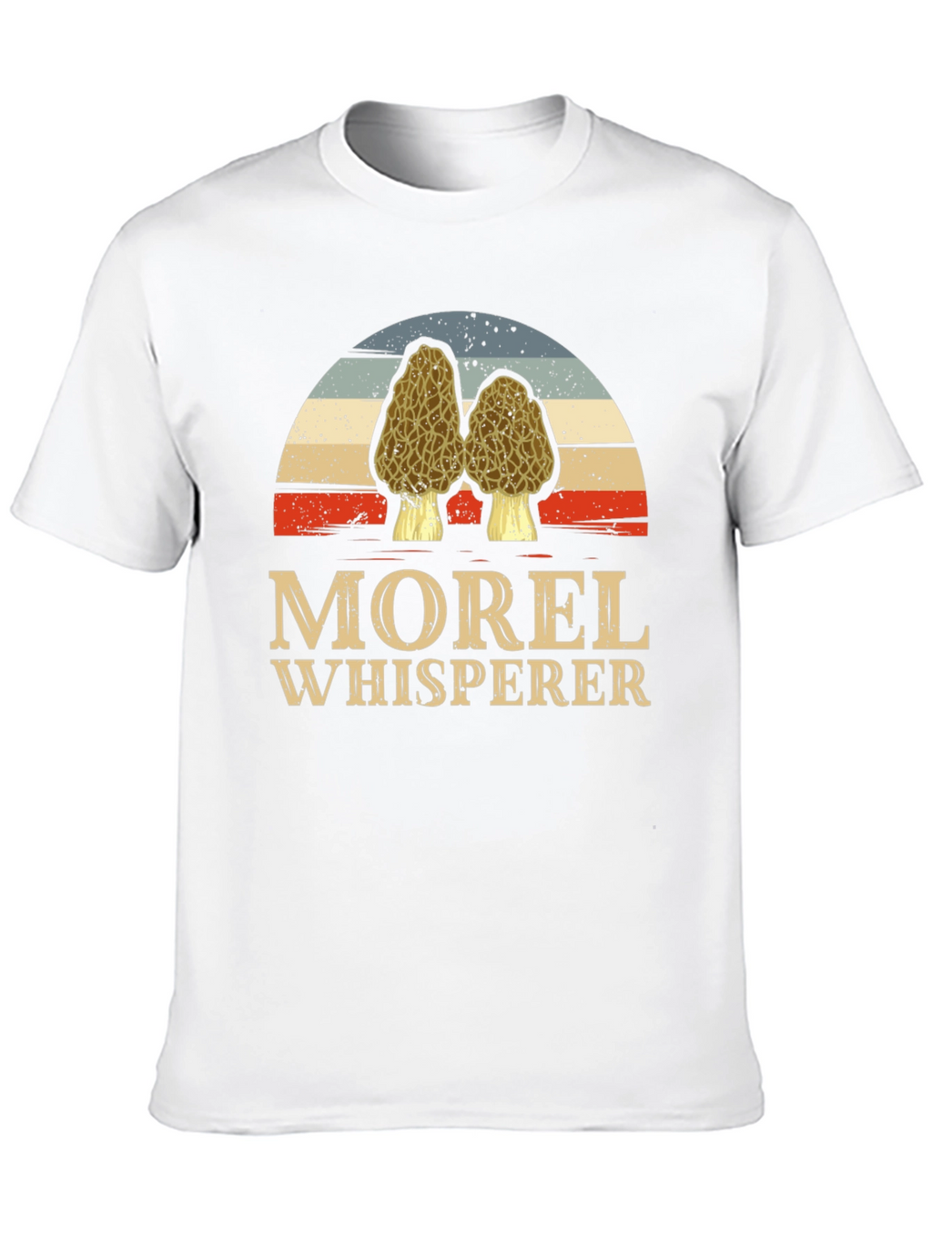 Morel Whisperer T-Shirt Mushroom Hunting Tee