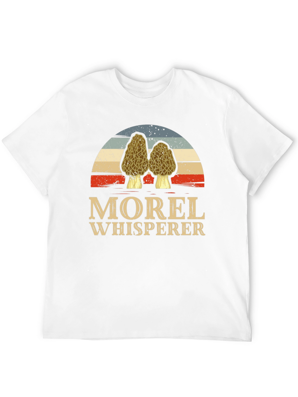 Morel Whisperer T-Shirt Mushroom Hunting Tee