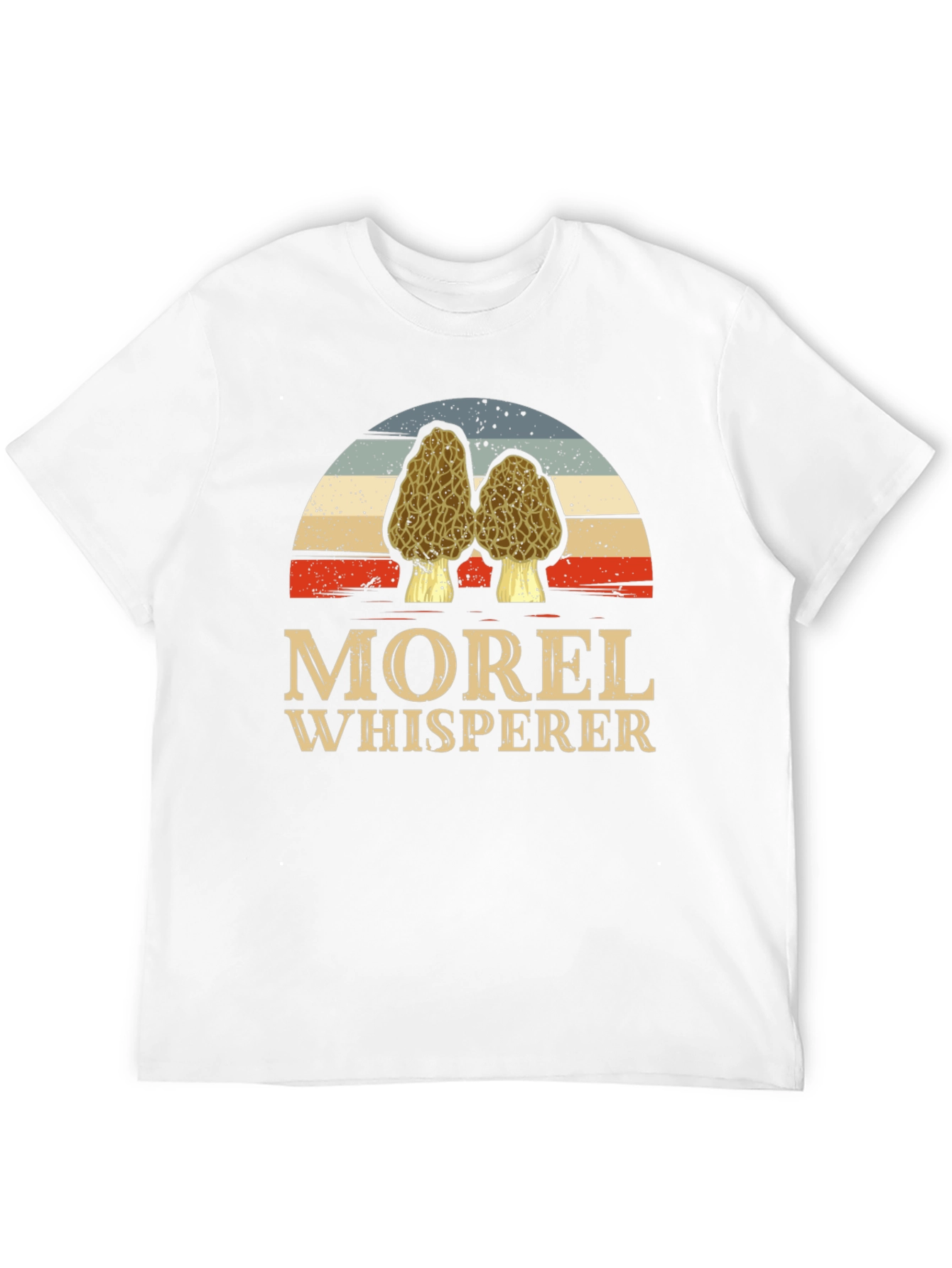 Morel Whisperer T-Shirt Mushroom Hunting Tee