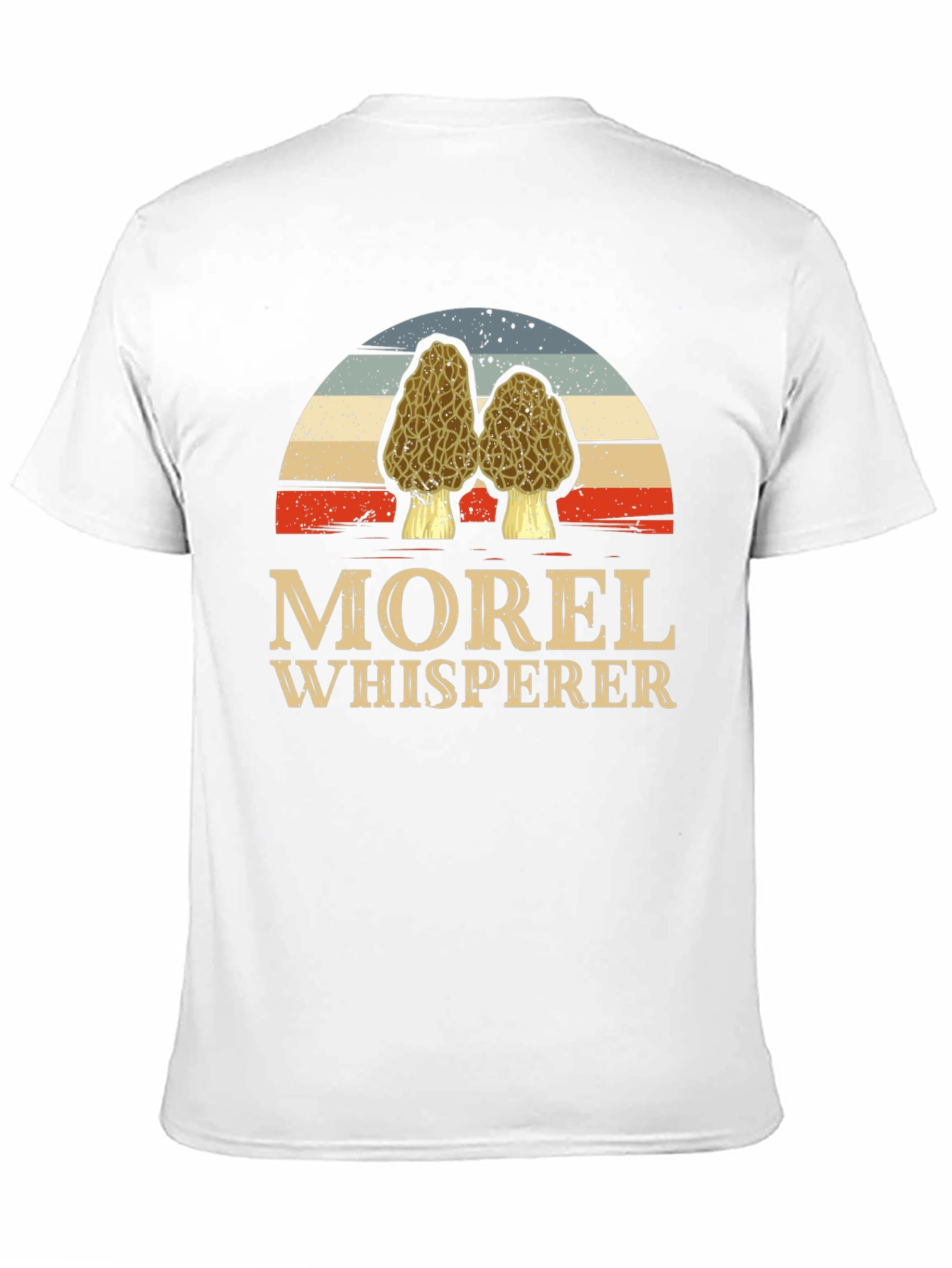 Morel Whisperer T-Shirt Mushroom Hunting Tee