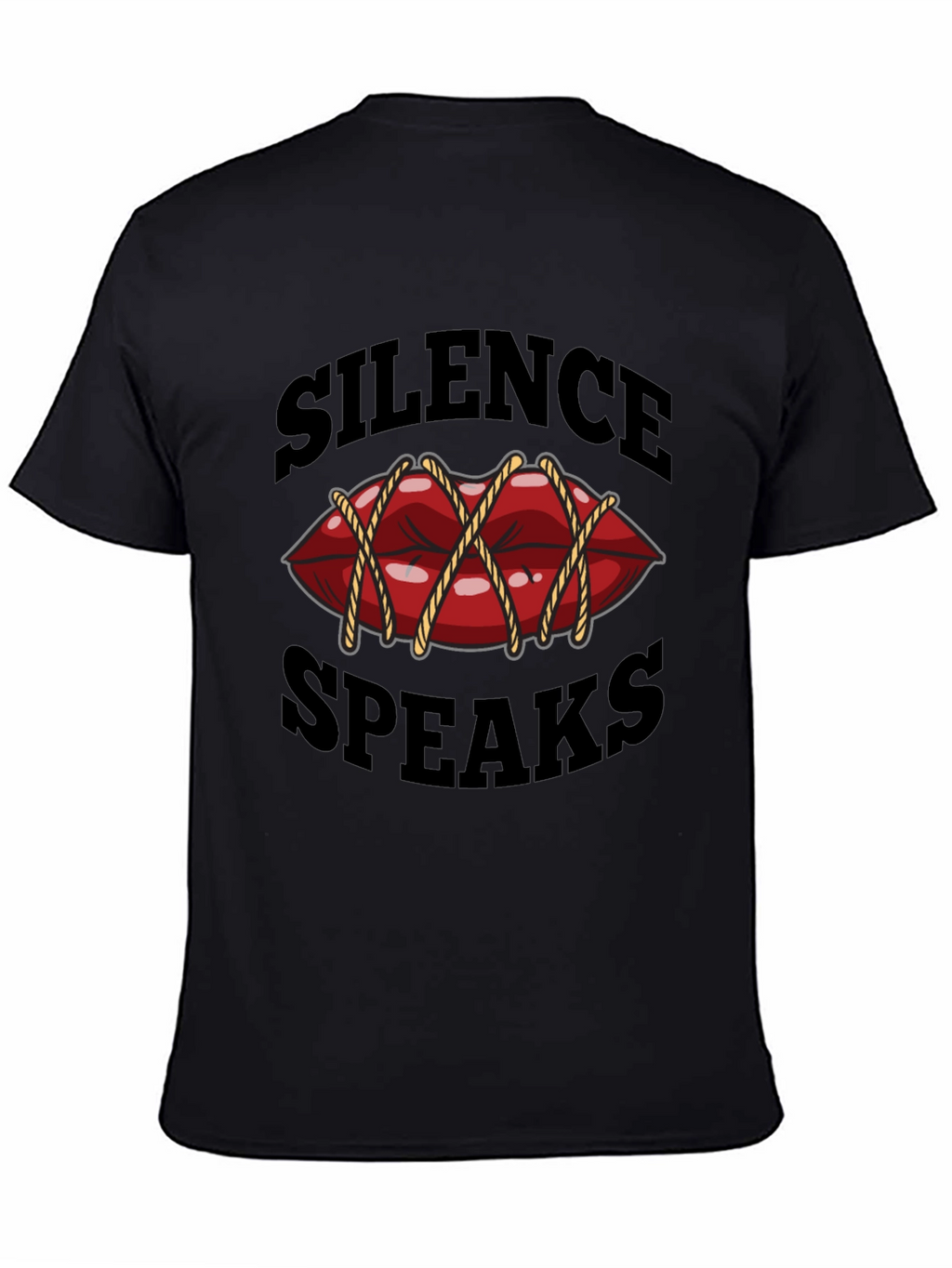 Silence Speaks T-Shirt - Unique Graphic Tee
