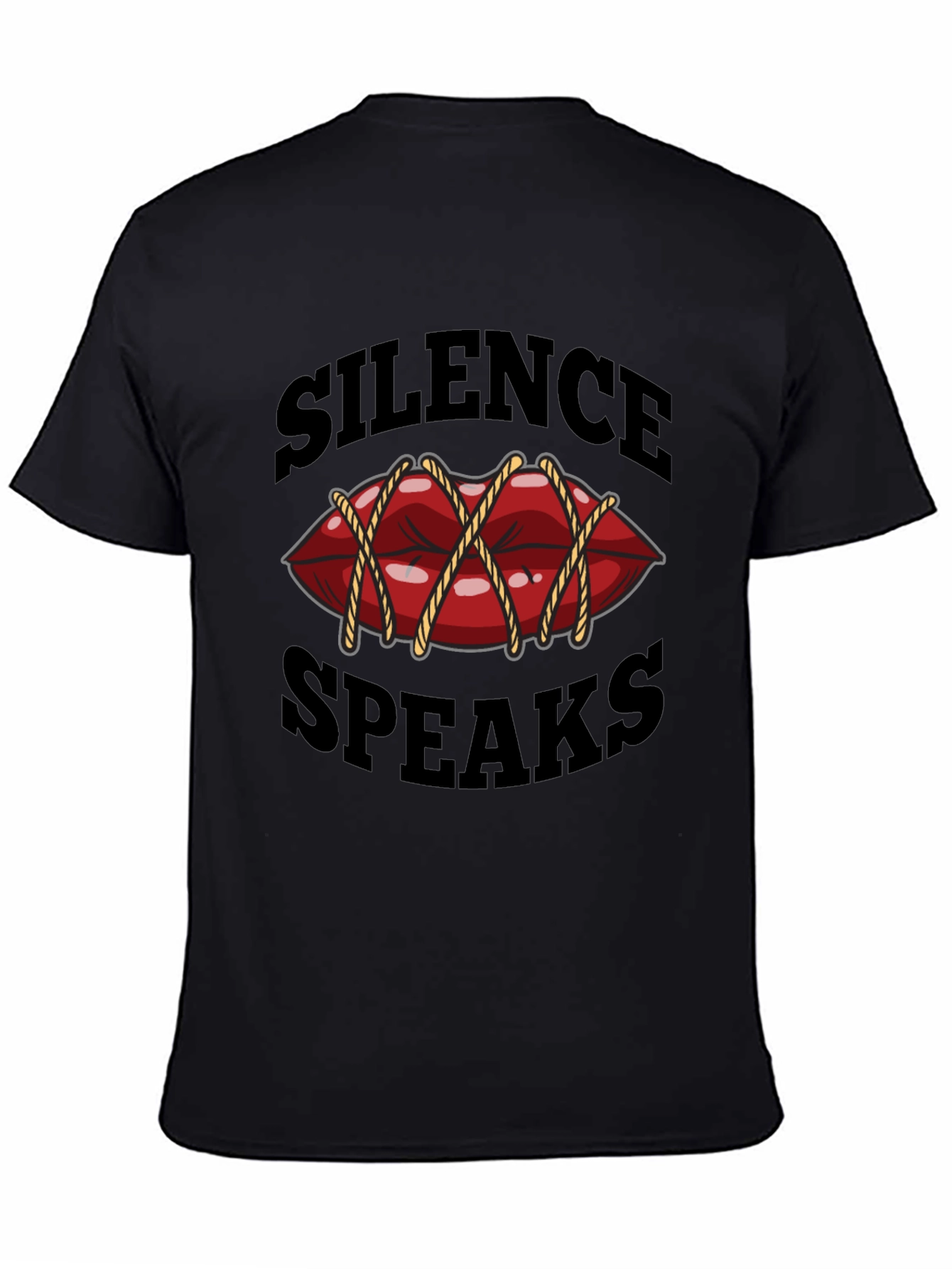 Silence Speaks T-Shirt - Unique Graphic Tee