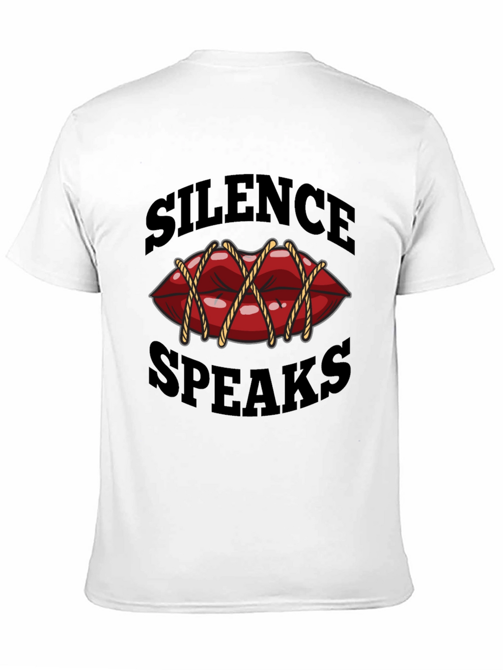 Silence Speaks T-Shirt - Unique Graphic Tee