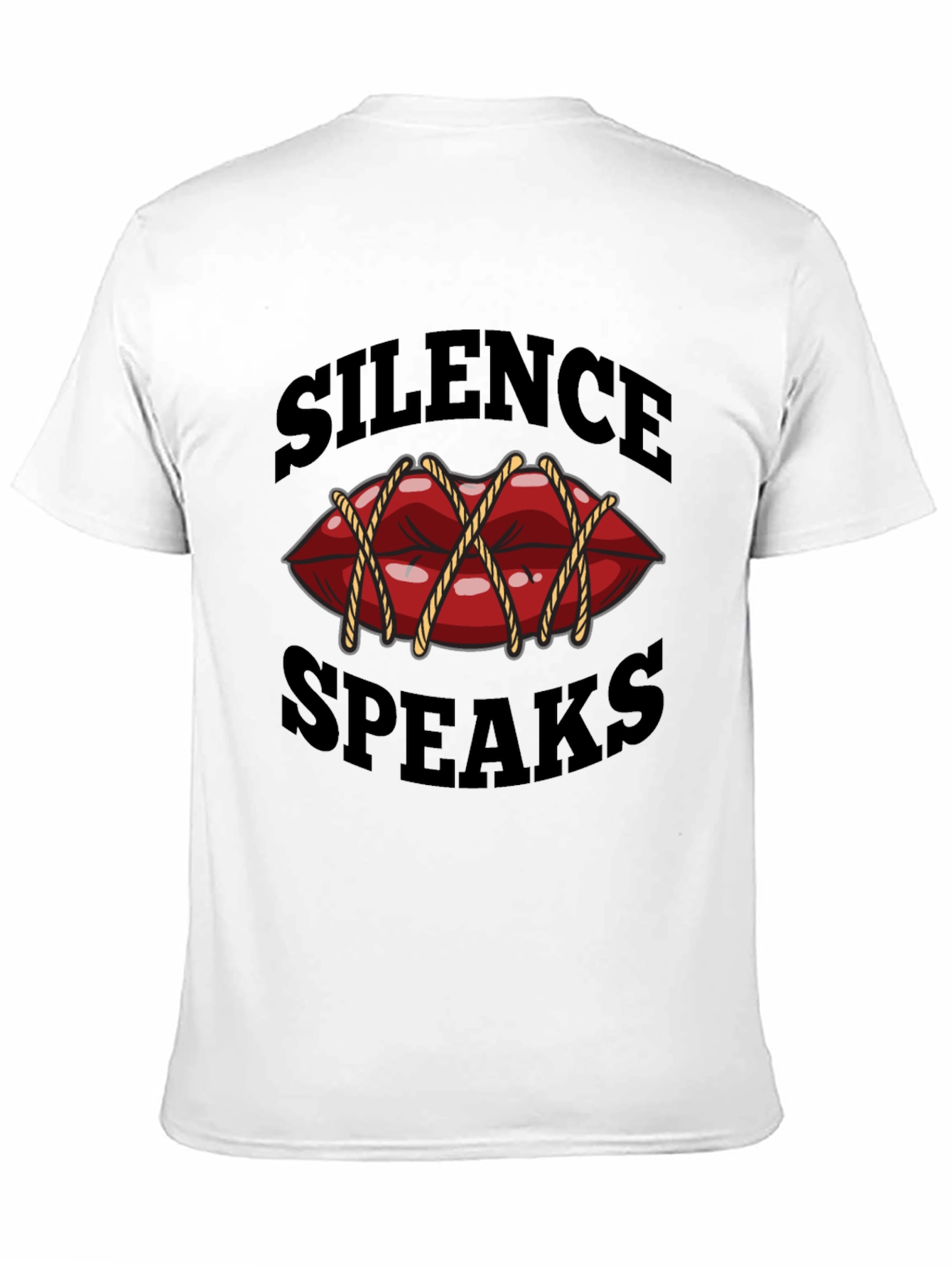 Silence Speaks T-Shirt - Unique Graphic Tee
