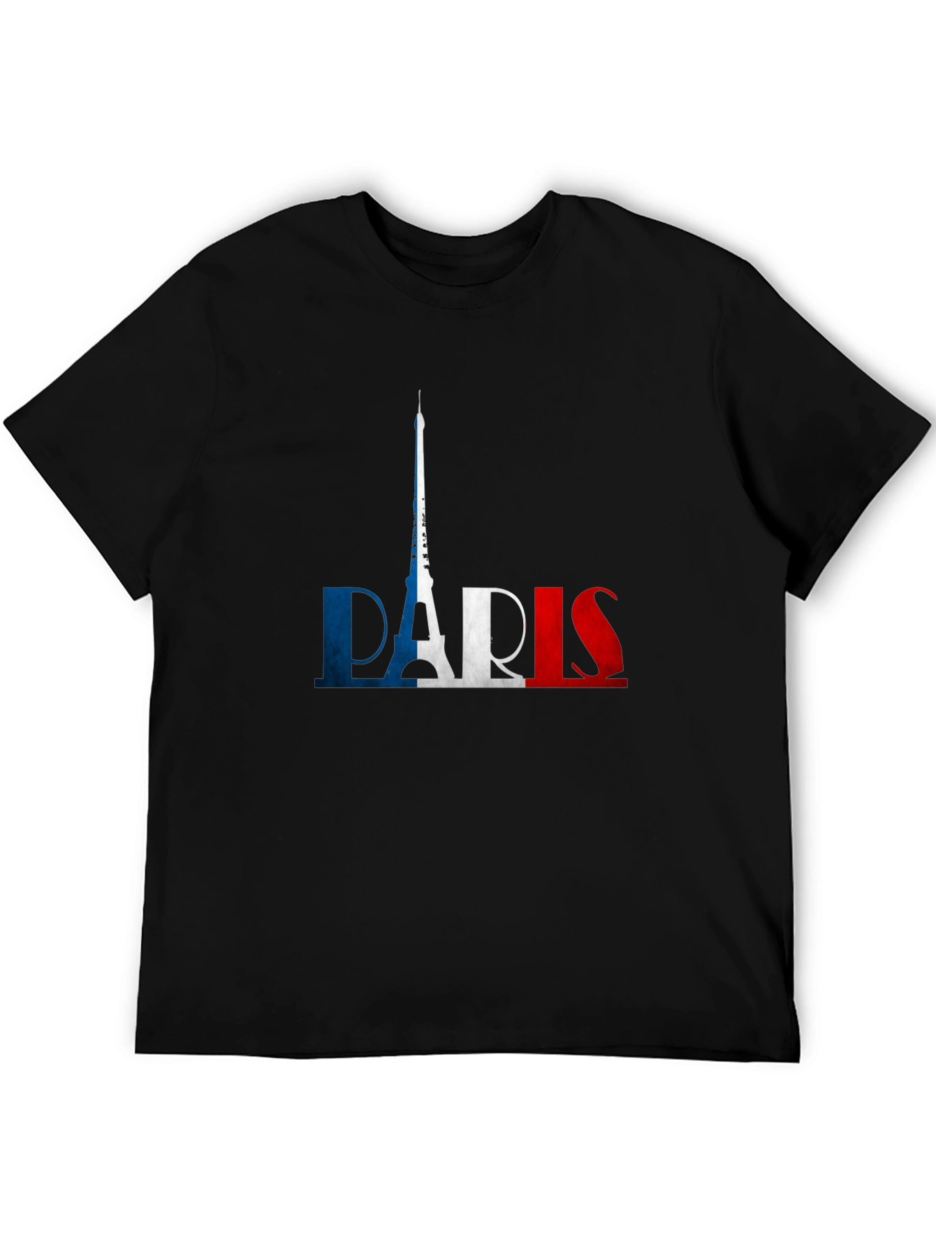 Paris France Flag Graphic Tee - Soft Cotton T-Shirt