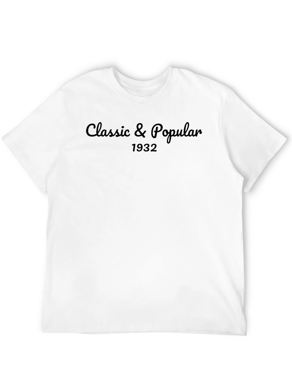 Classic & Popular 1932 Black T-Shirt