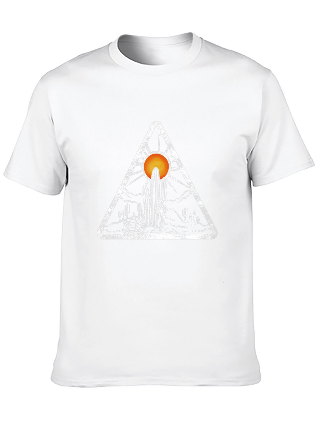Desert Sunset Triangle Graphic Tee