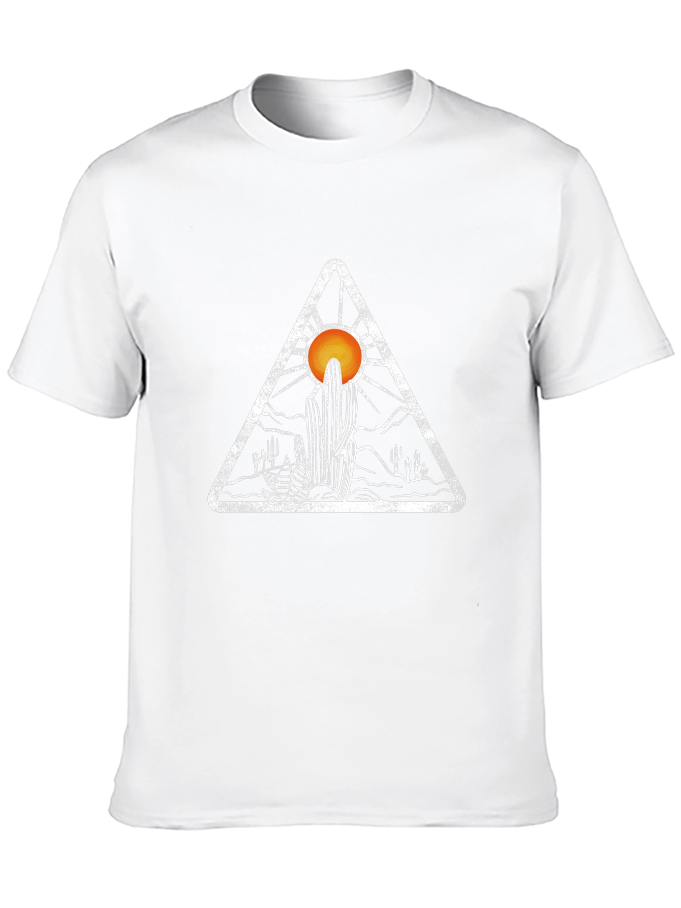 Desert Sunset Triangle Graphic Tee