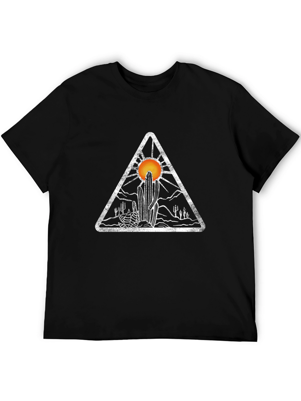 Desert Sunset Triangle Graphic Tee