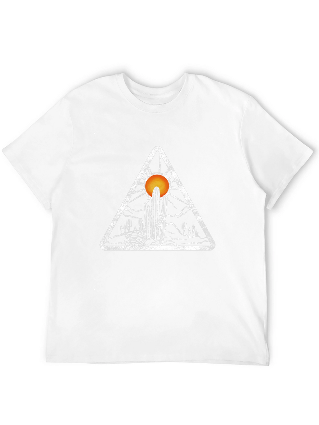 Desert Sunset Triangle Graphic Tee