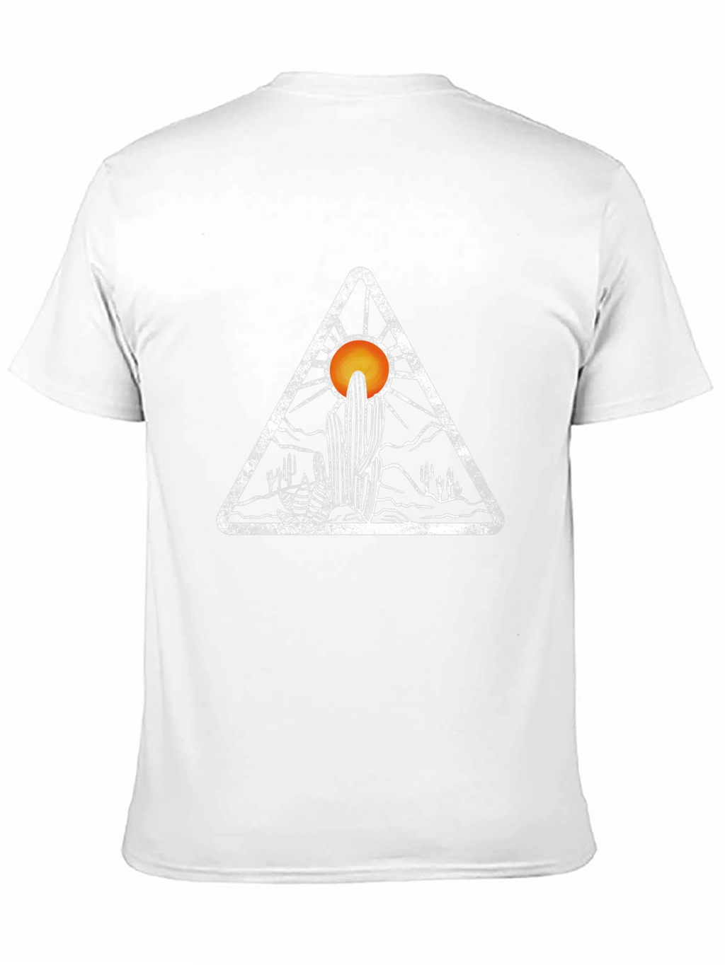 Desert Sunset Triangle Graphic Tee