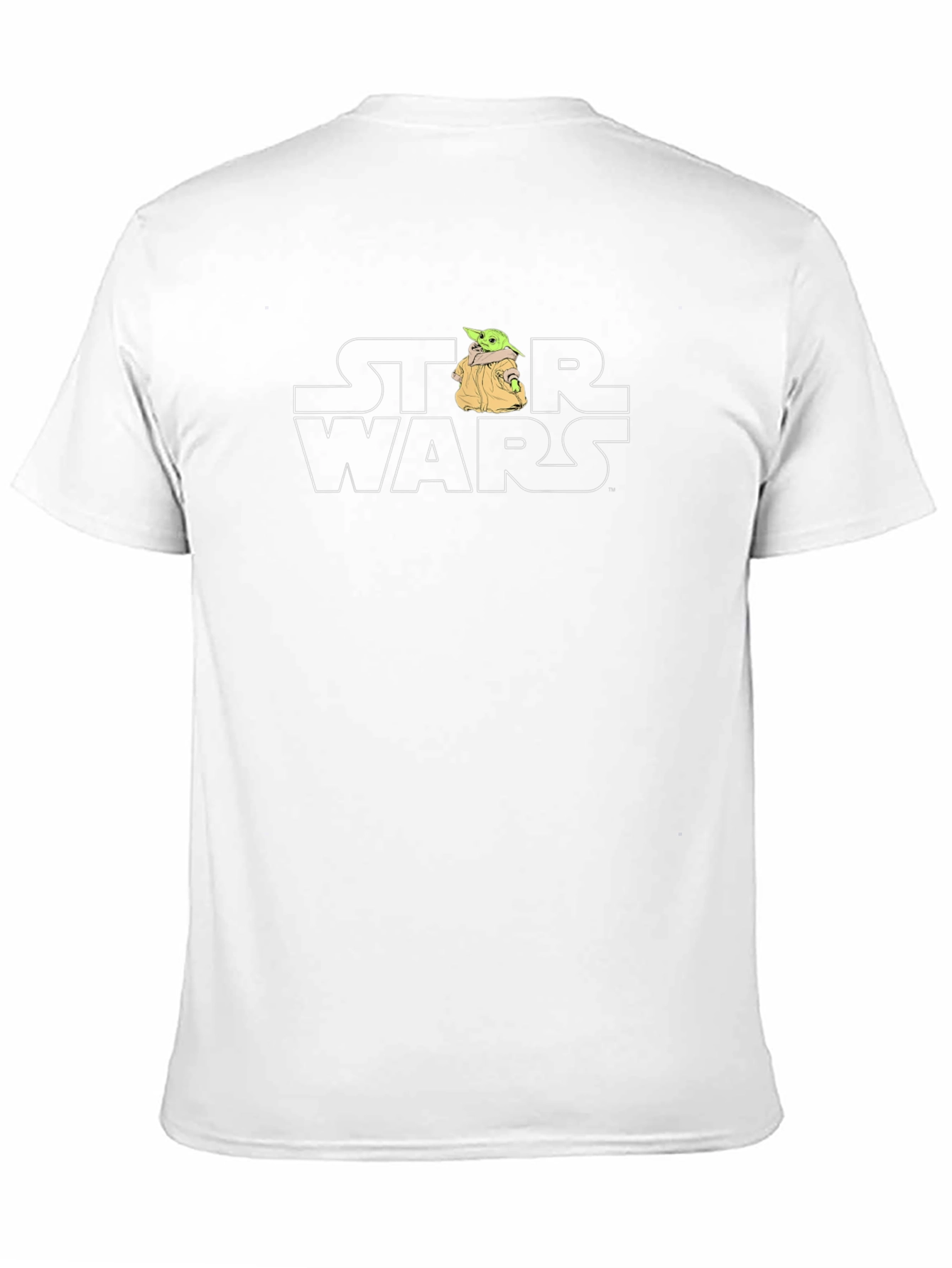 Star Wars Baby Yoda Bulldog Mens Black T-Shirt