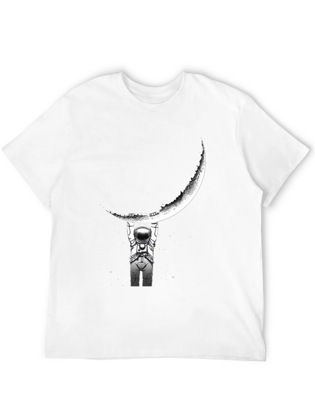 Astronaut Moon Lift Graphic T-Shirt