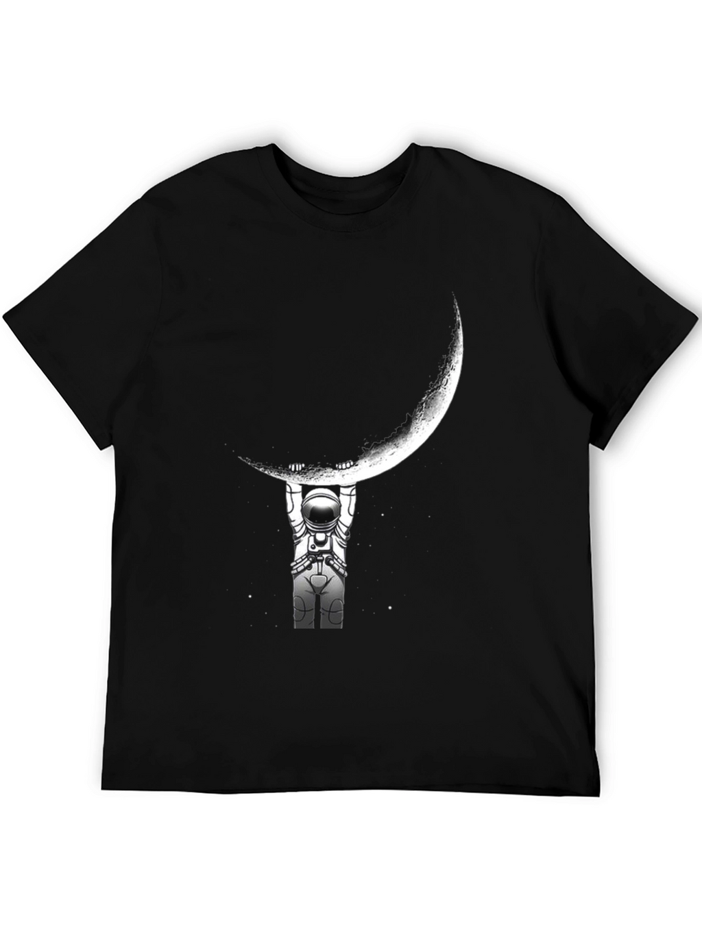 Astronaut Moon Lift Graphic T-Shirt