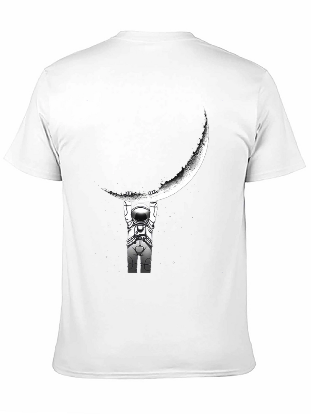 Astronaut Moon Lift Graphic T-Shirt