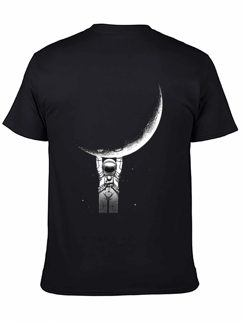 Astronaut Moon Lift Graphic T-Shirt