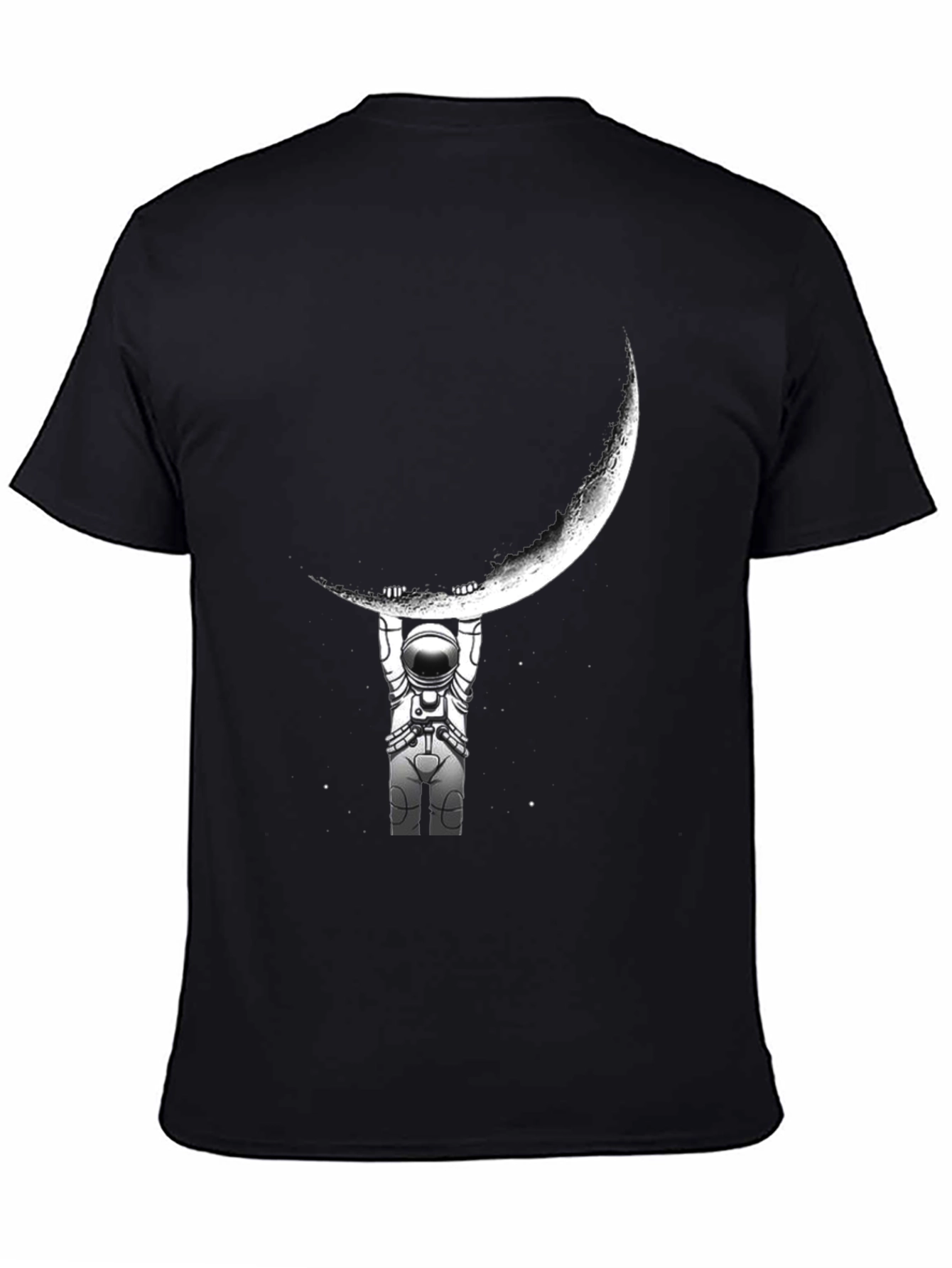 Astronaut Moon Lift Graphic T-Shirt