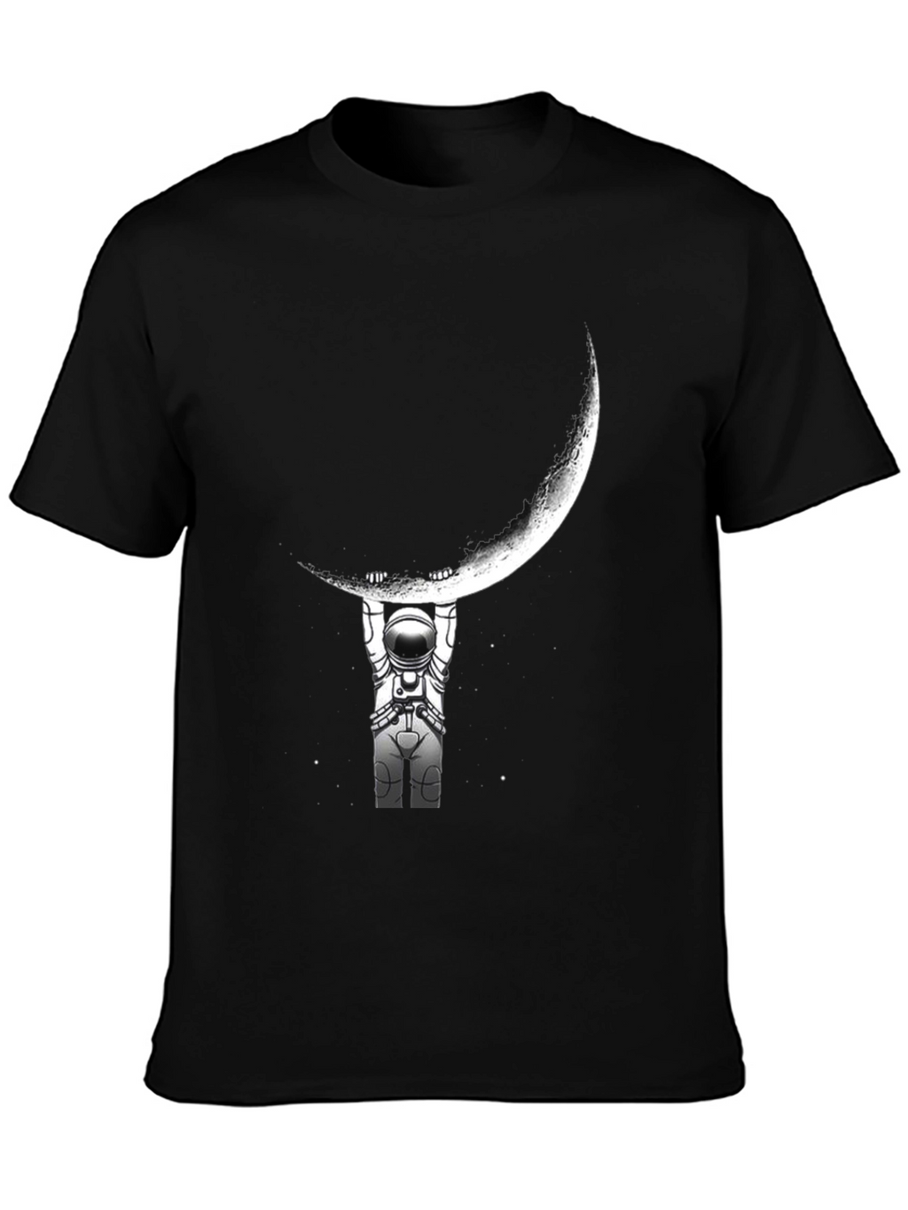 Astronaut Moon Lift Graphic T-Shirt