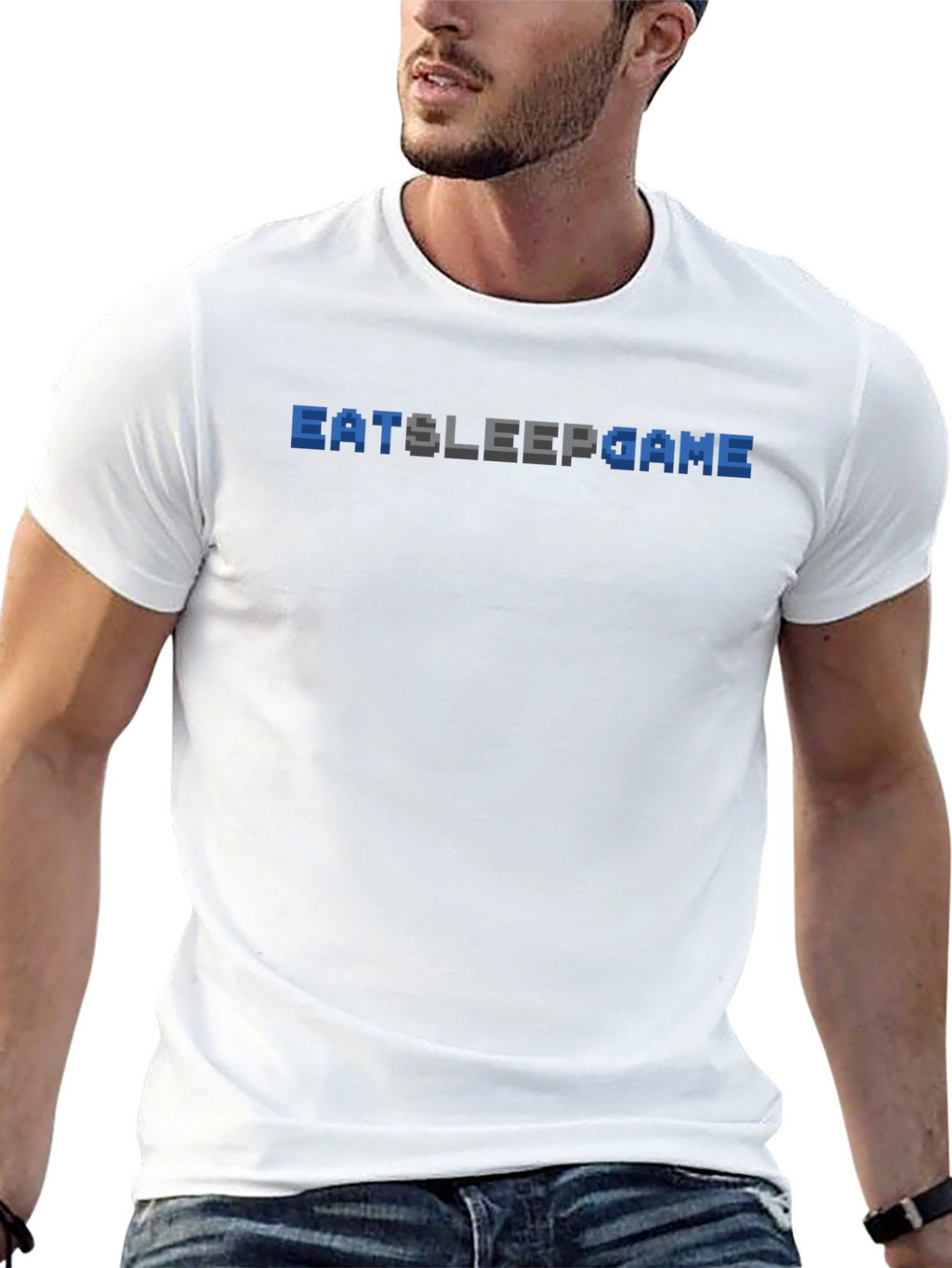 Eat Sleep Game Graphic Tee - Gamer Style