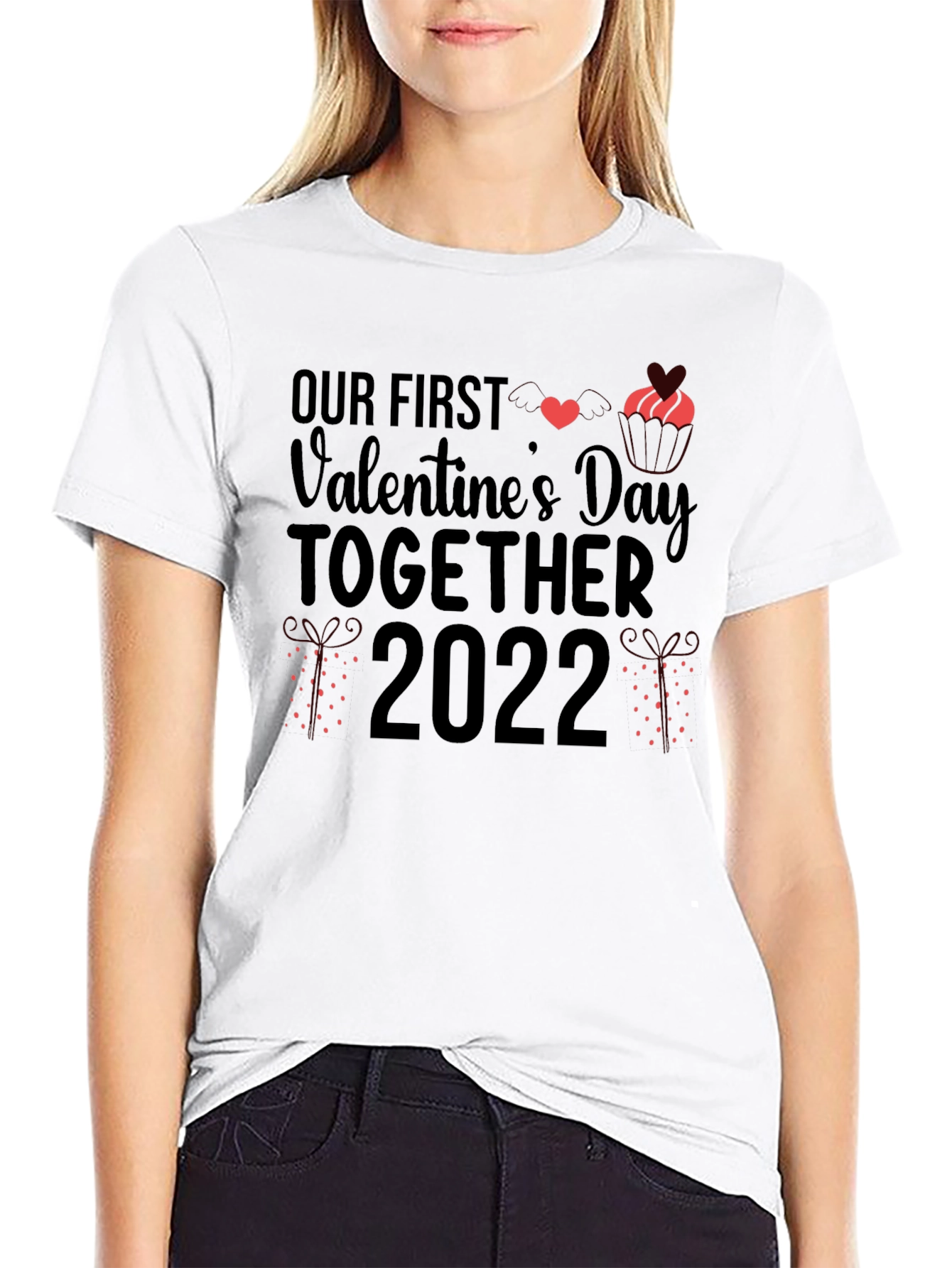 Our First Valentines Day Together 2022 T-Shirt