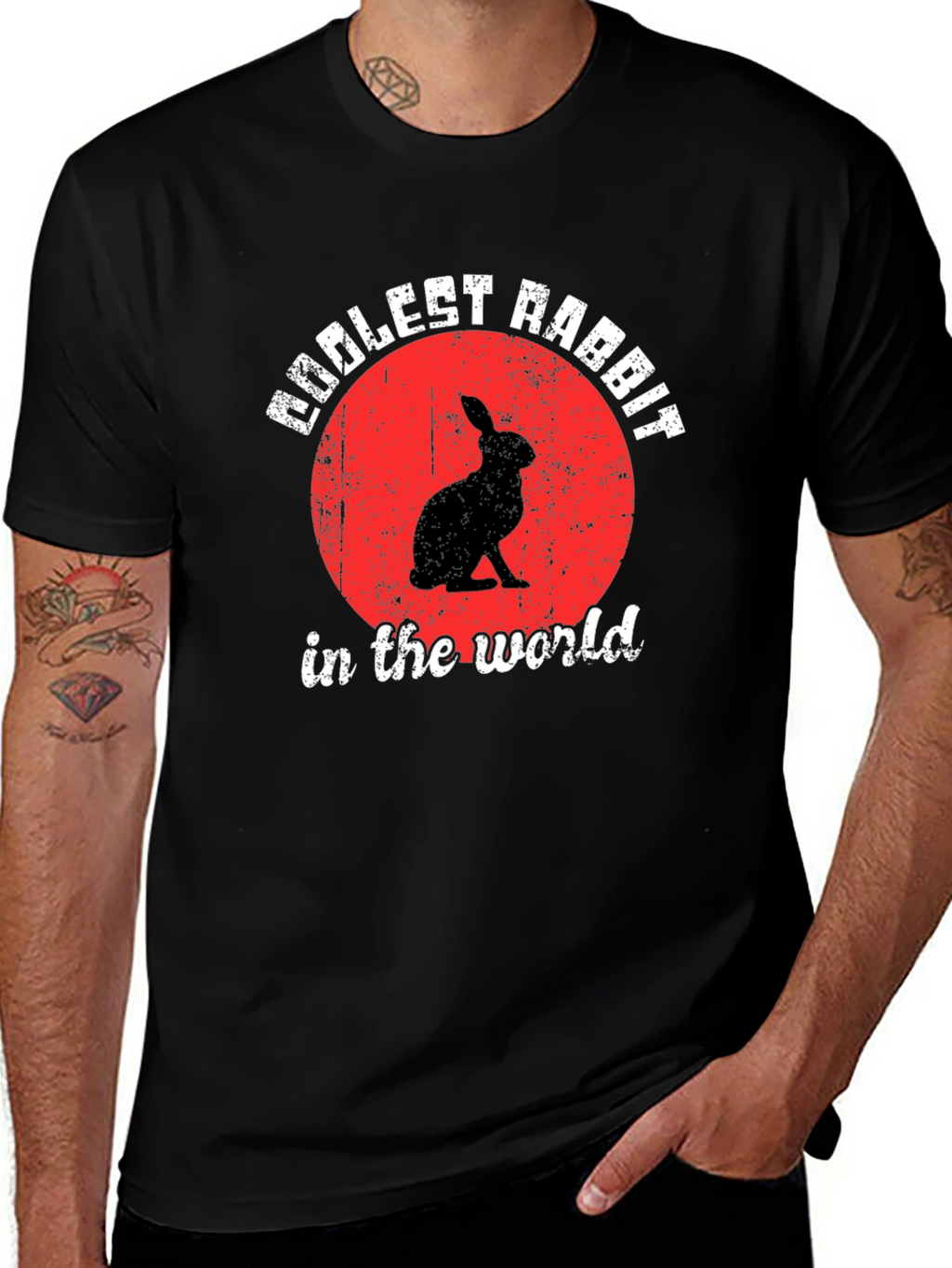 Coolest Rabbit in the World Graphic T-Shirt