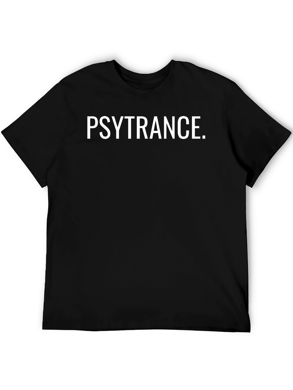 Psytrance Graphic T-Shirt - Black Cotton Tee