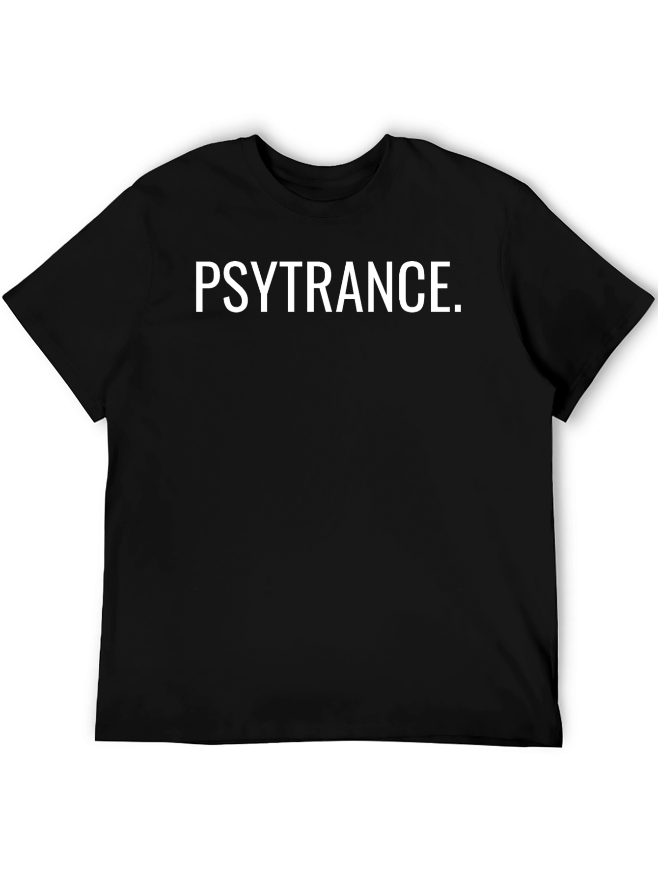 Psytrance Graphic T-Shirt - Black Cotton Tee