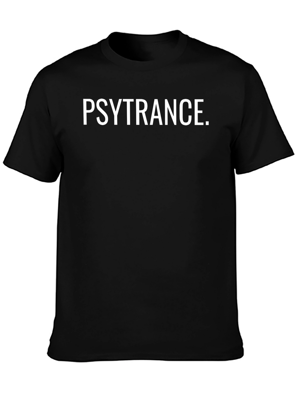 Psytrance Graphic T-Shirt - Black Cotton Tee