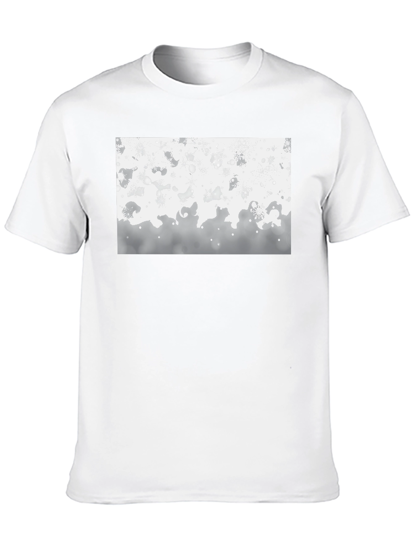 Abstract Pattern Black T-Shirt