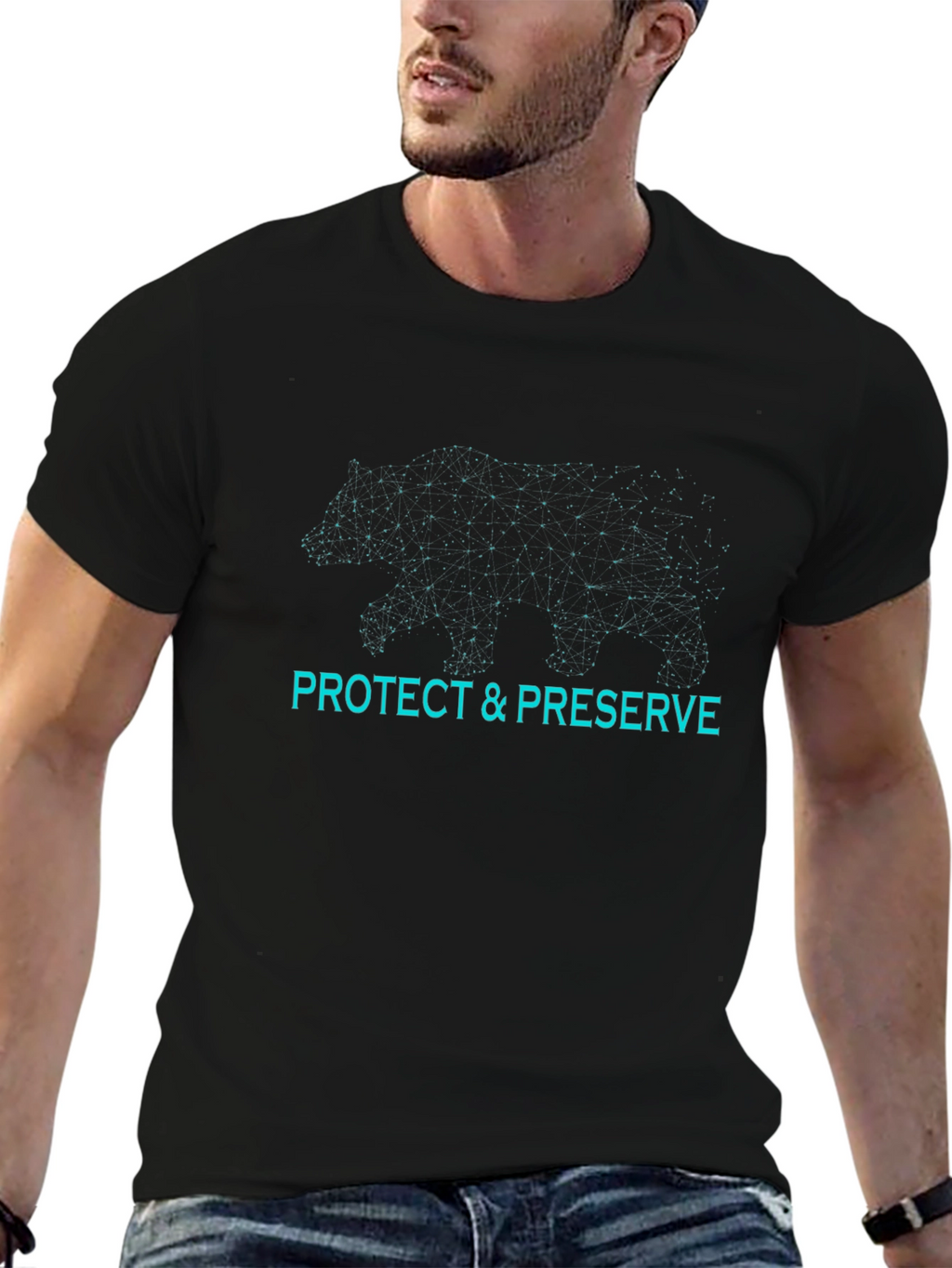 Protect & Preserve Bear Graphic Tee
