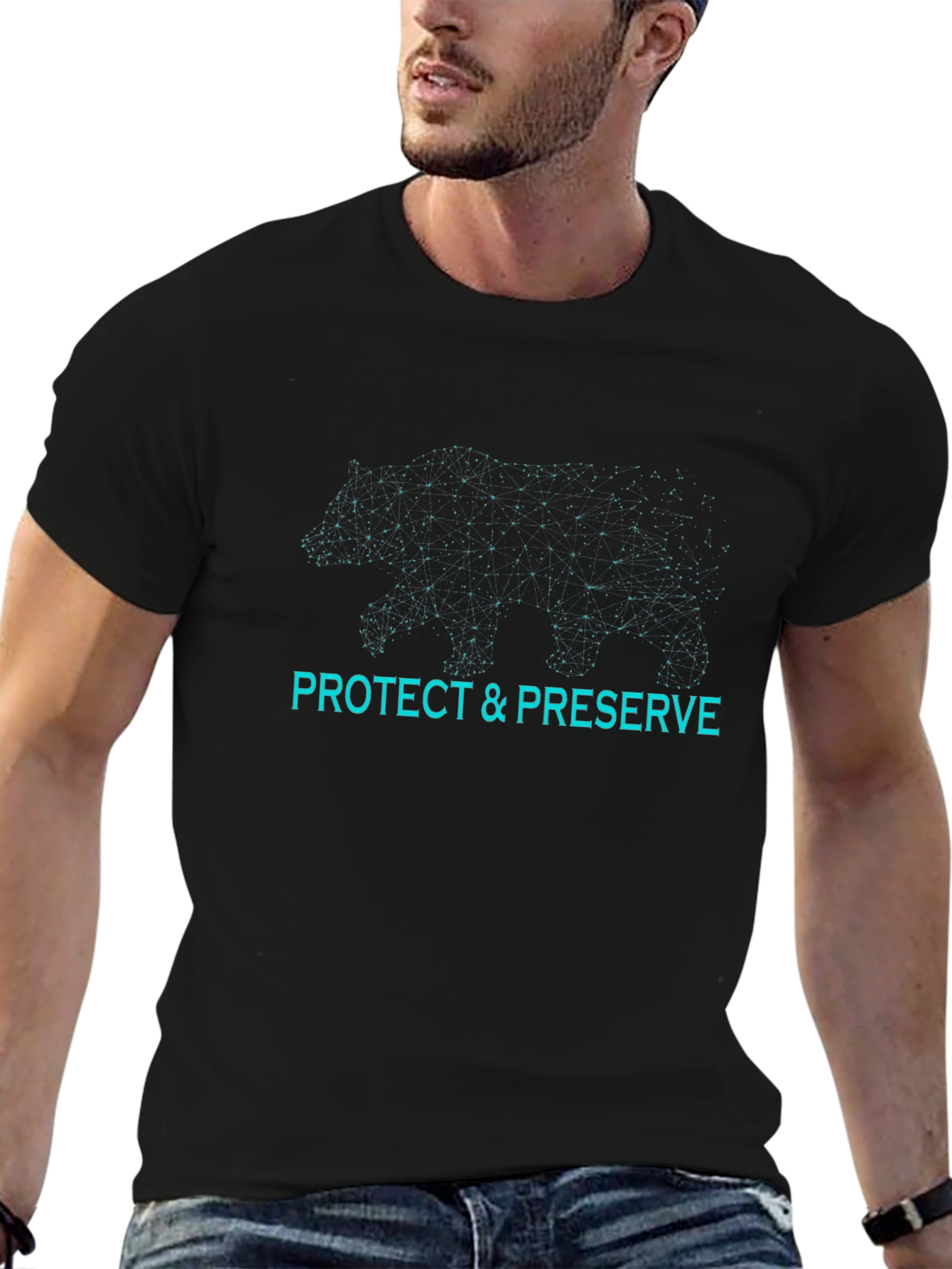 Protect & Preserve Bear Graphic Tee