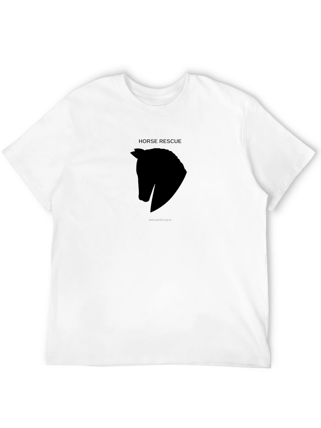 Horse Rescue Black Tee