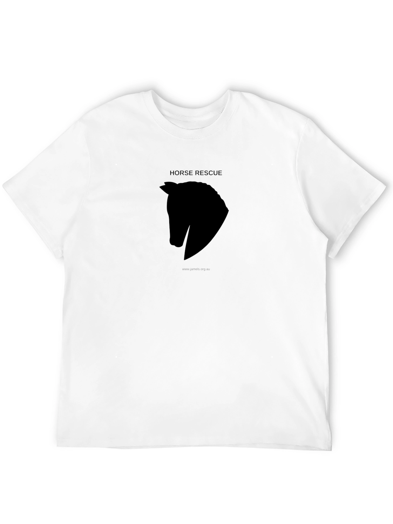 Horse Rescue Black Tee