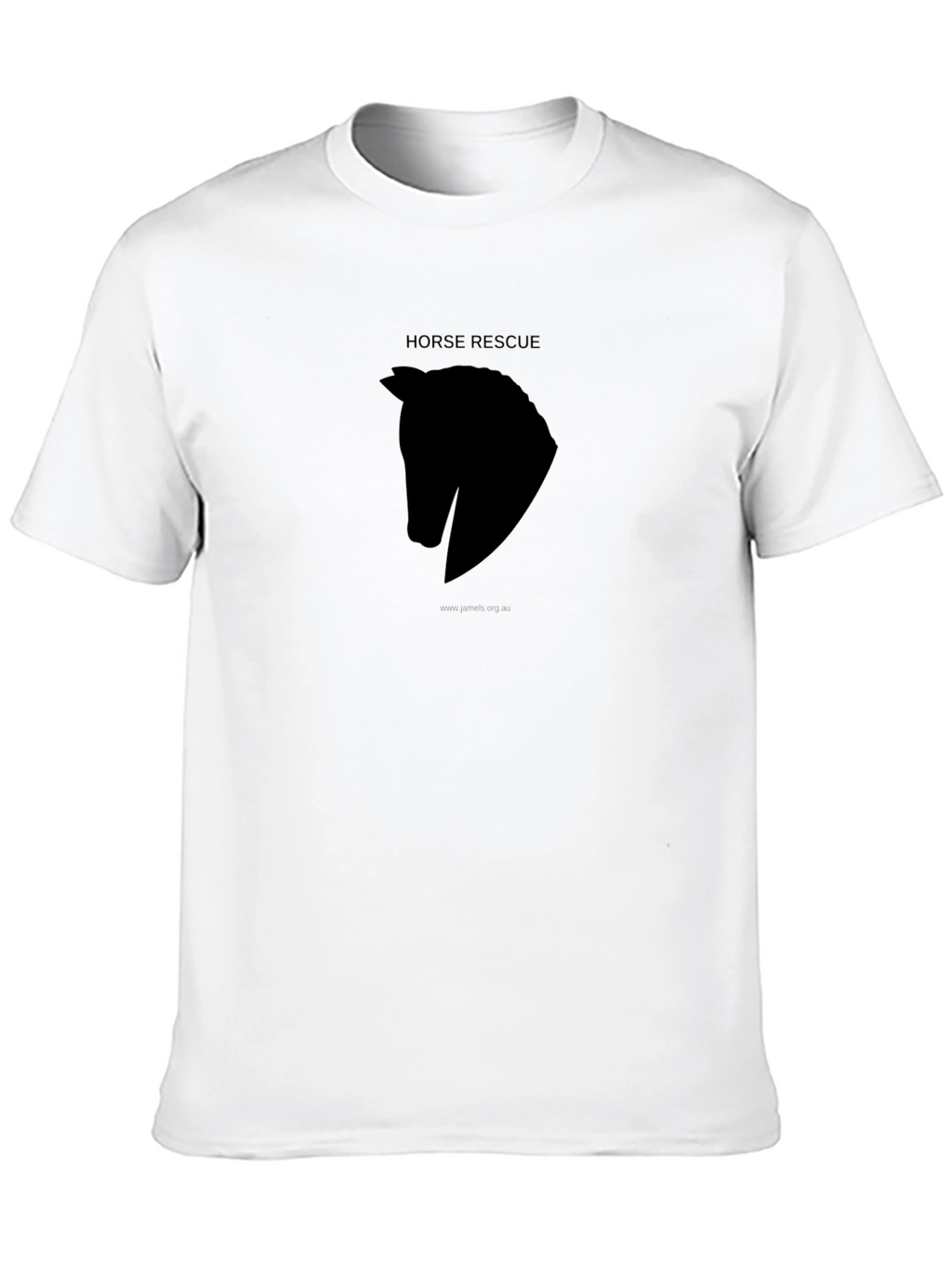 Horse Rescue Black Tee