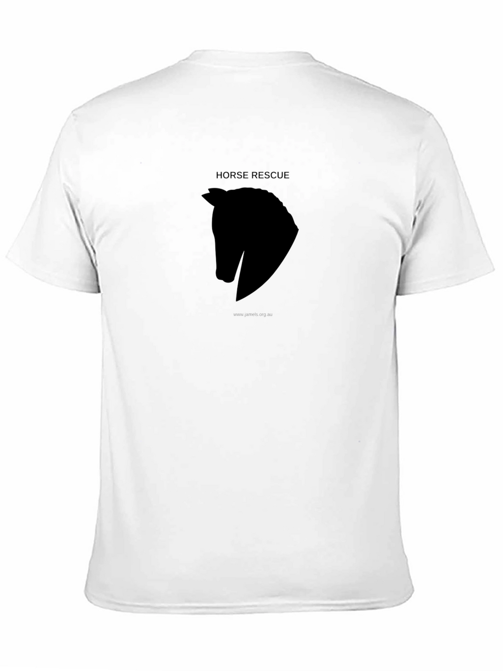 Horse Rescue Black Tee