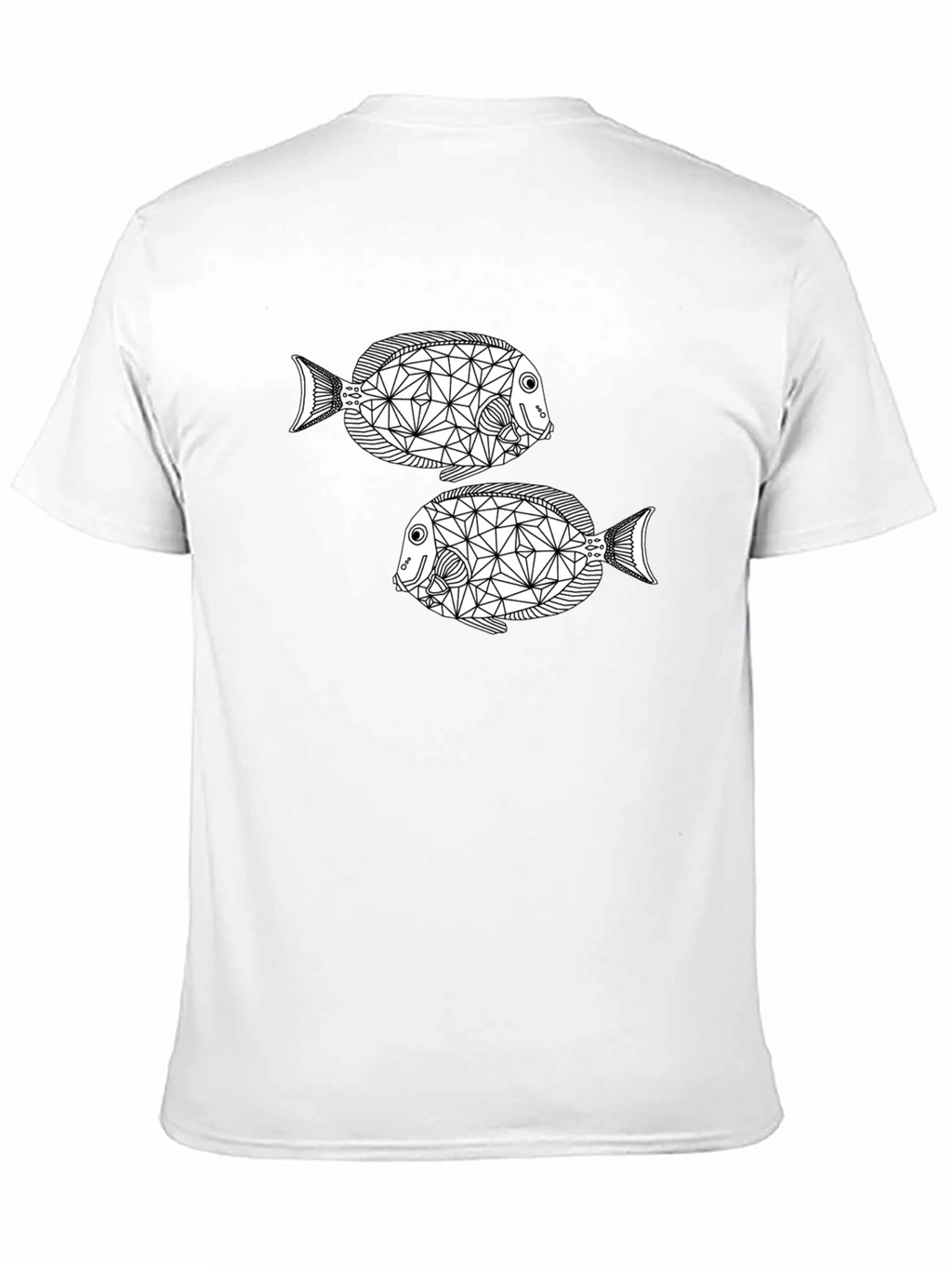 Geometric Fish Graphic Tee