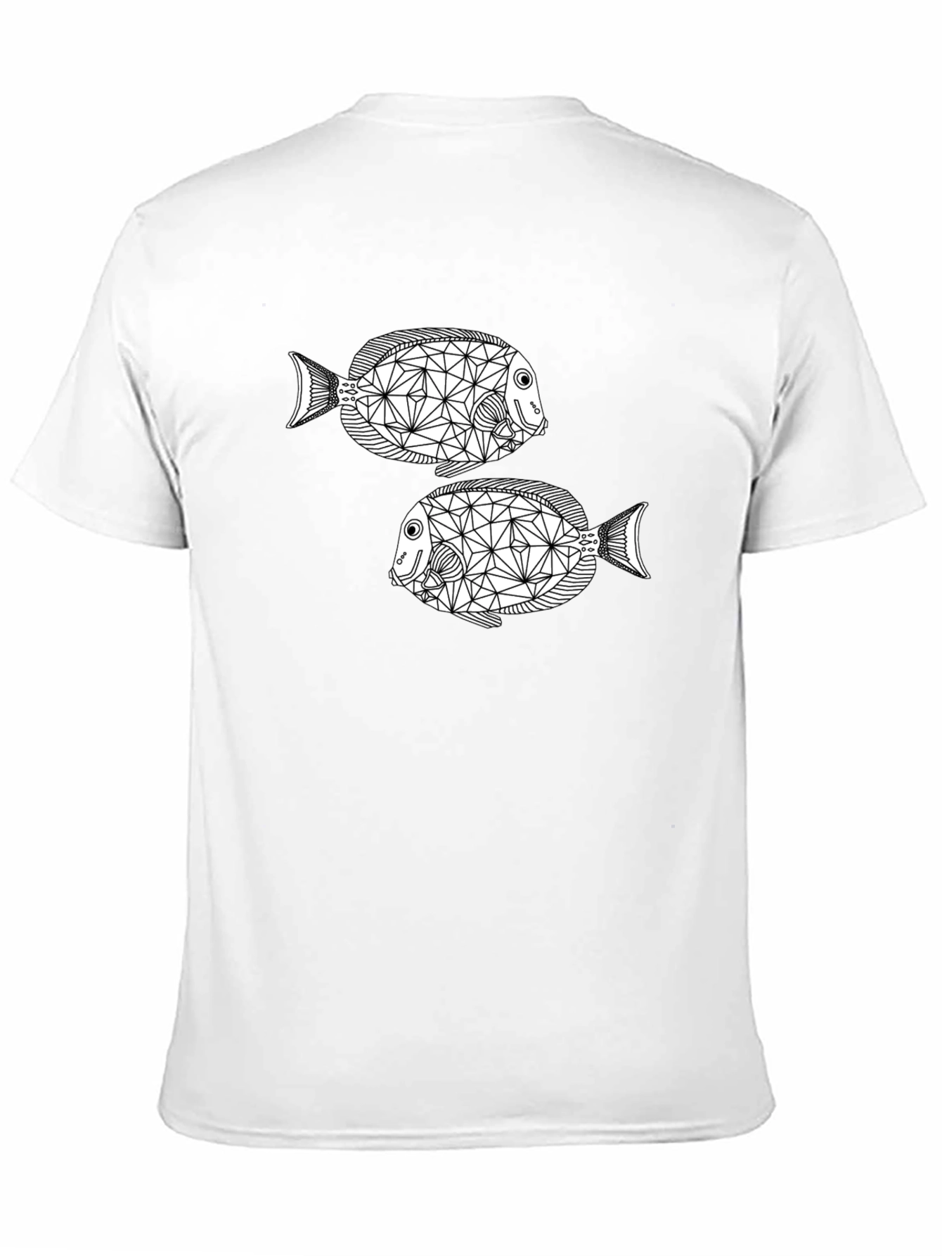 Geometric Fish Graphic Tee