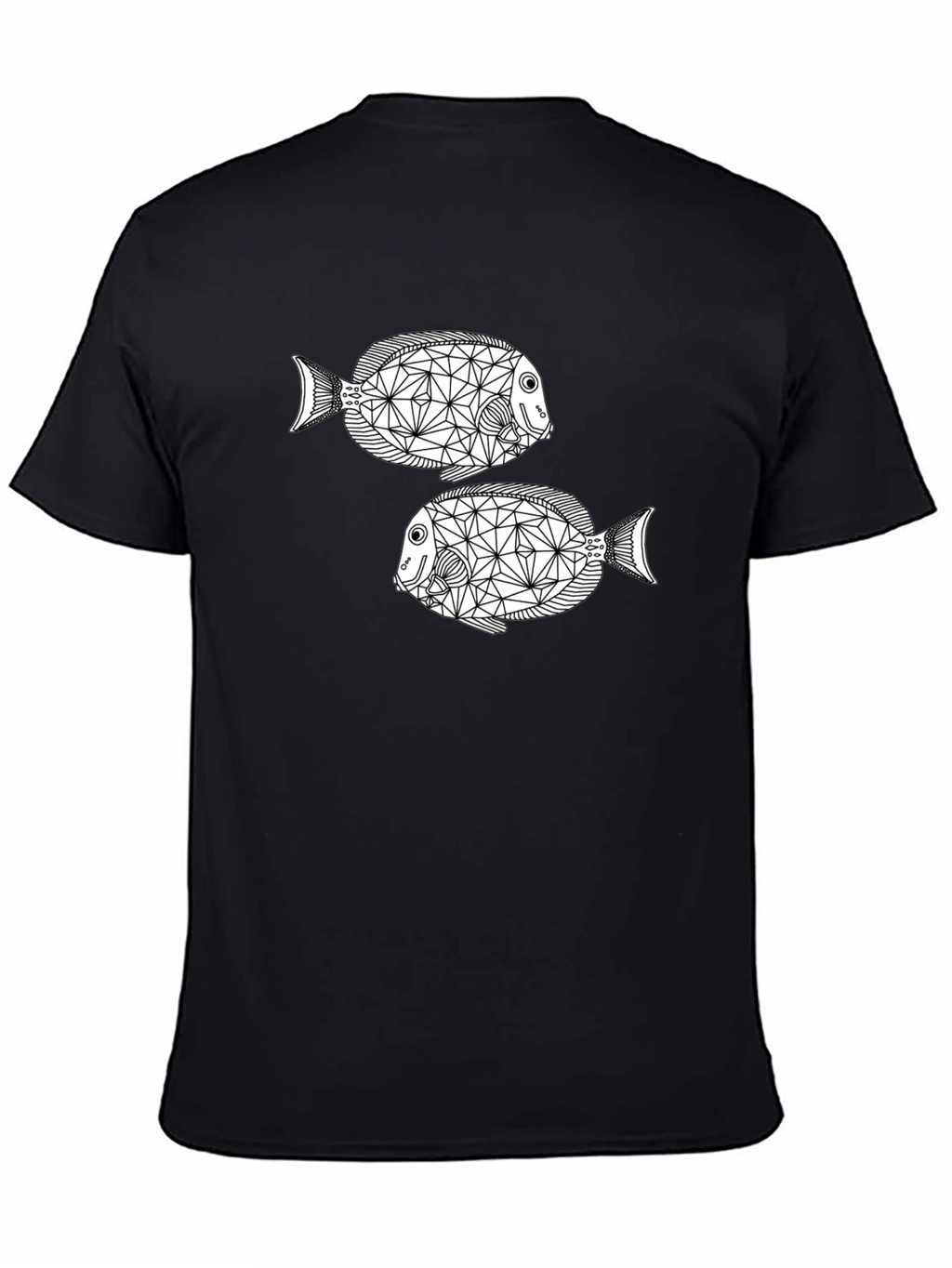Geometric Fish Graphic Tee