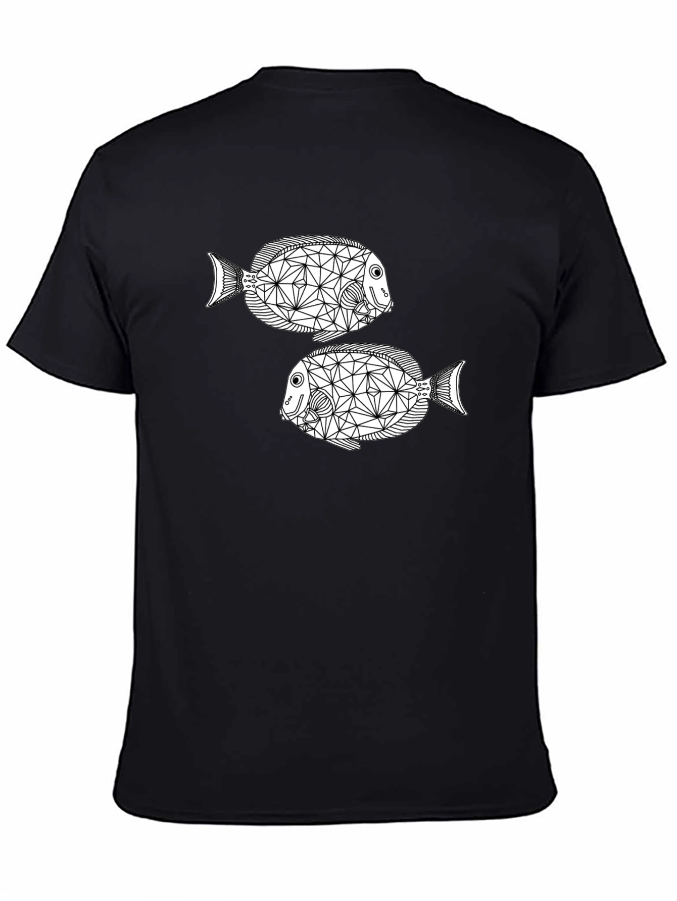 Geometric Fish Graphic Tee