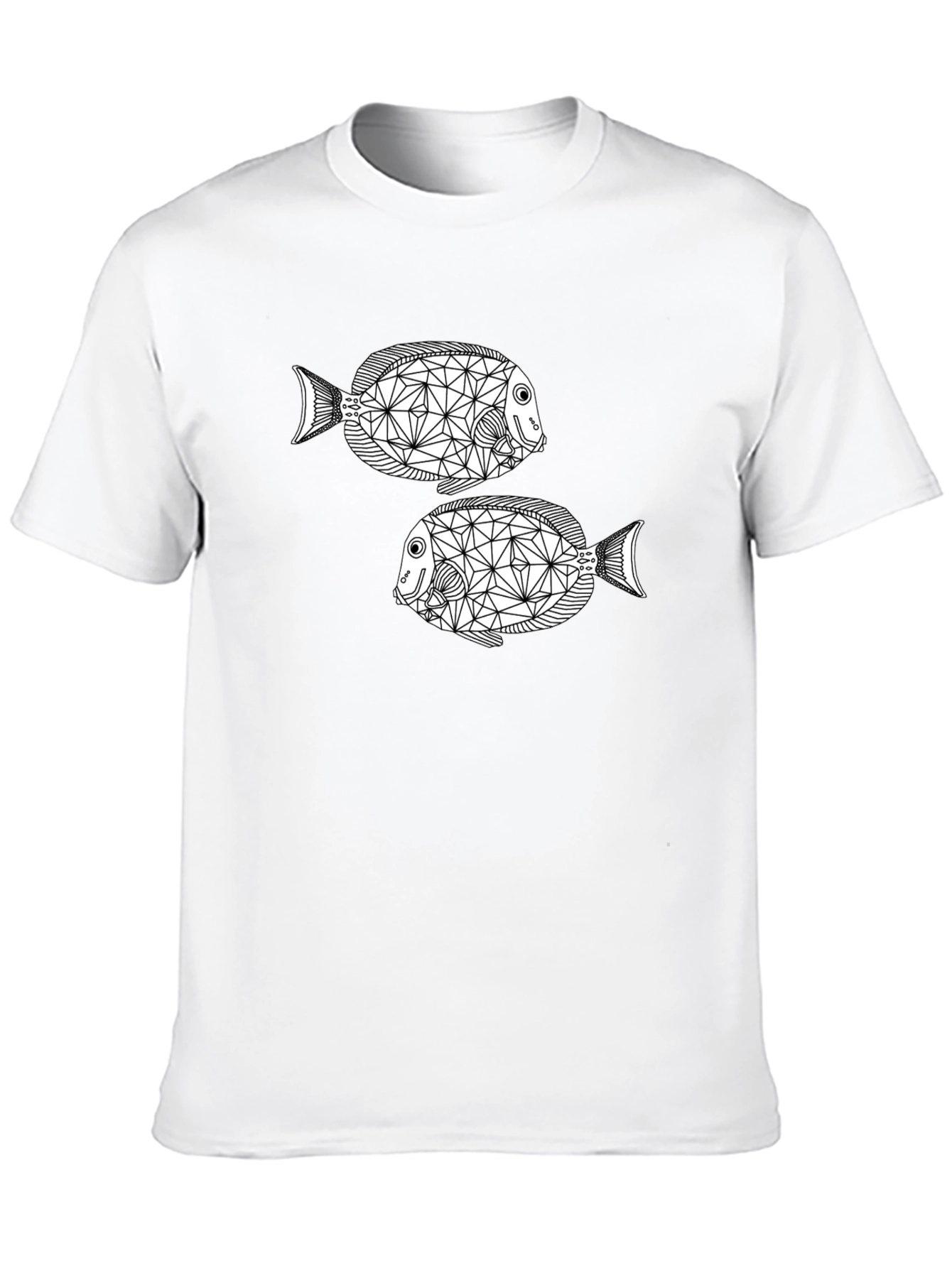 Geometric Fish Graphic Tee