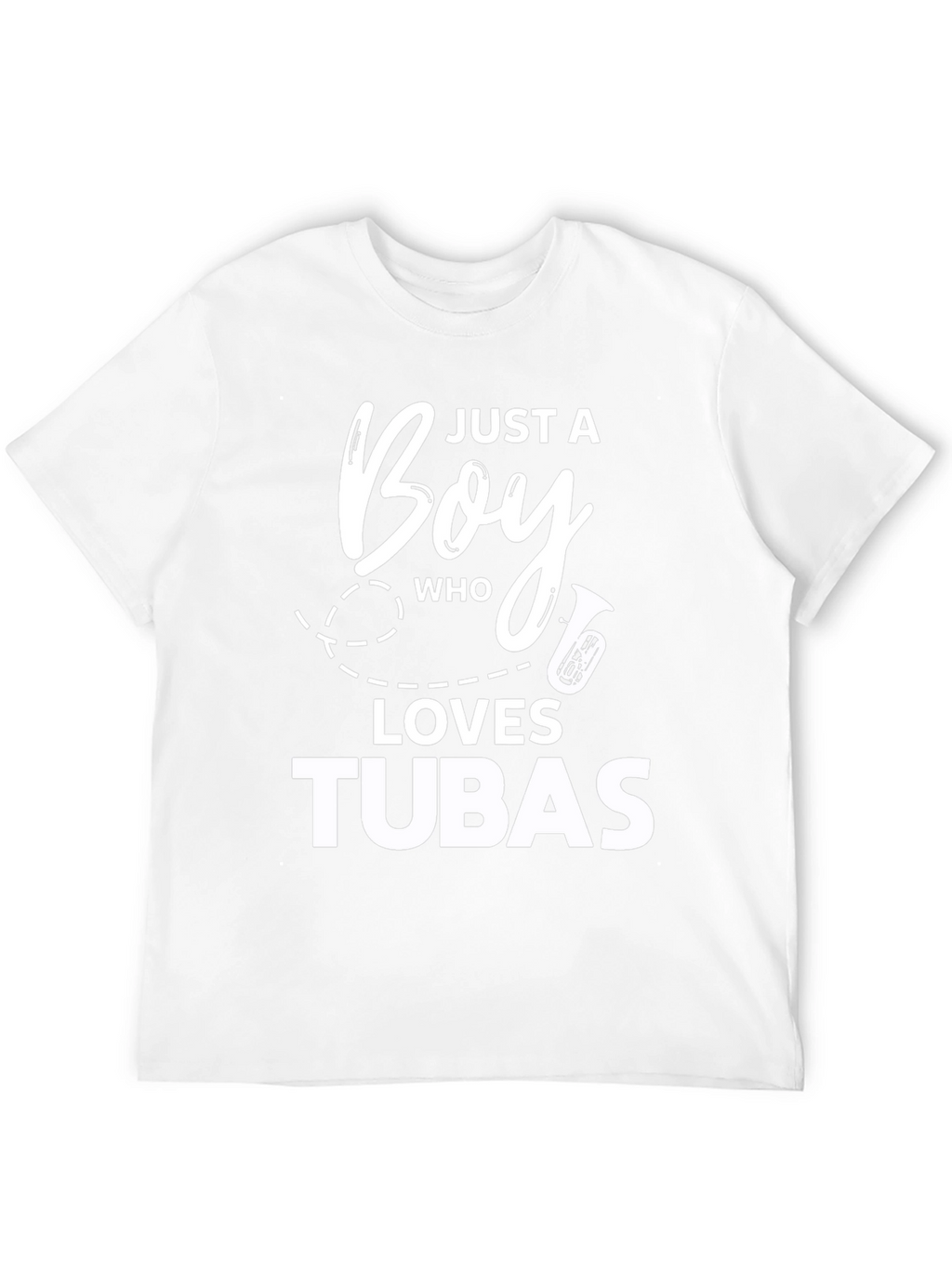 Just A Boy Who Loves Tubas - Graphic Tee
