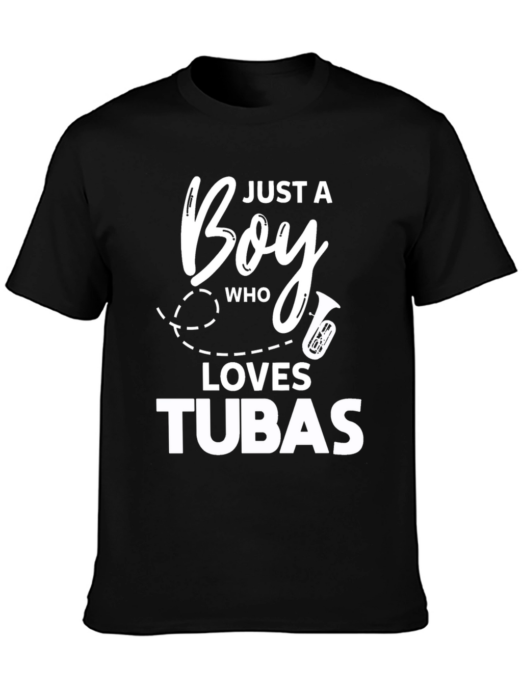 Just A Boy Who Loves Tubas - Graphic Tee