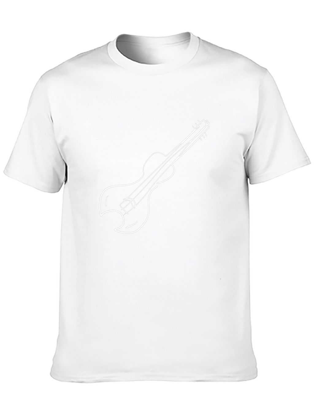 Guitar Graphic Black T-Shirt