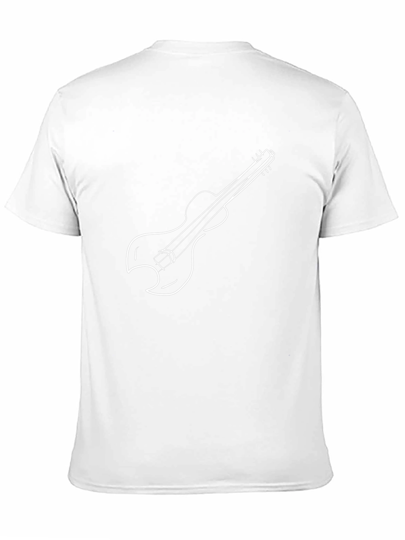 Guitar Graphic Black T-Shirt