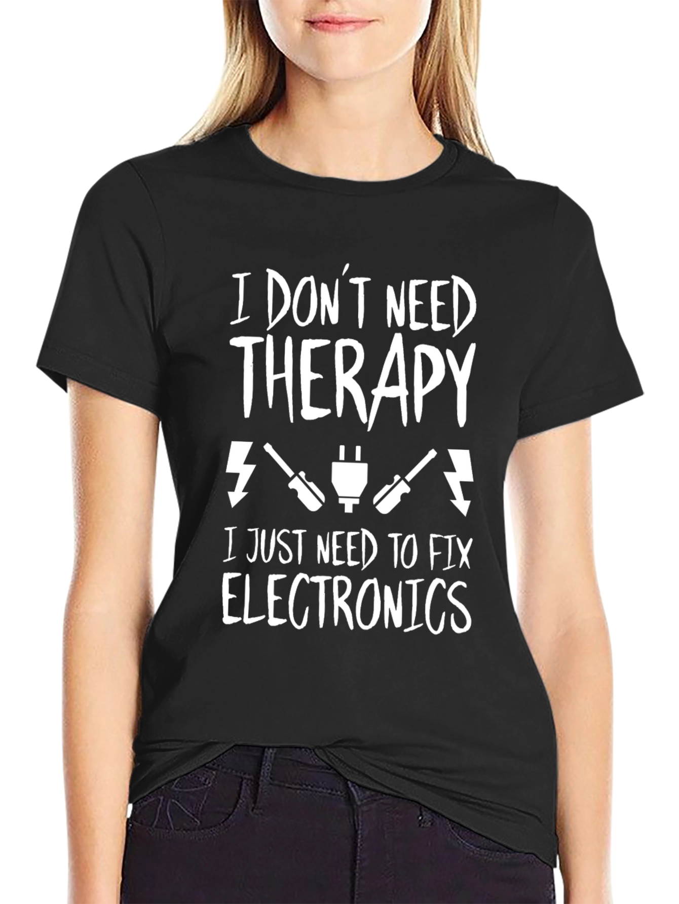 I Dont Need Therapy Fix Electronics T-Shirt