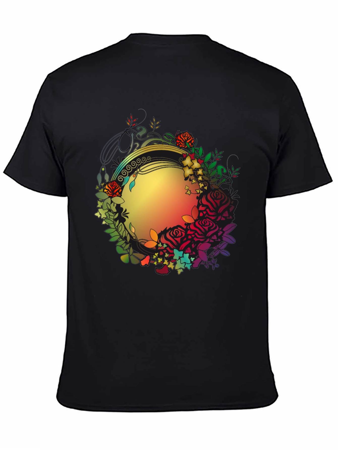Floral Circle Graphic Tee